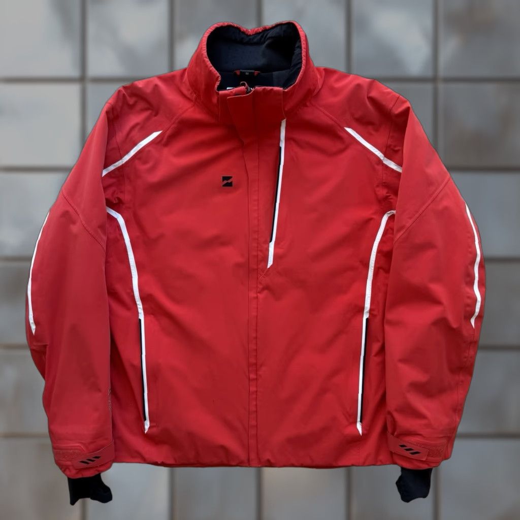 Vintage Mountain Force Jacket 50 Red Full Zip Insulated Winter Outerwear Ski Coat Parka Men Size US M / EU 48-50 / 2 - 1 Thumbnail