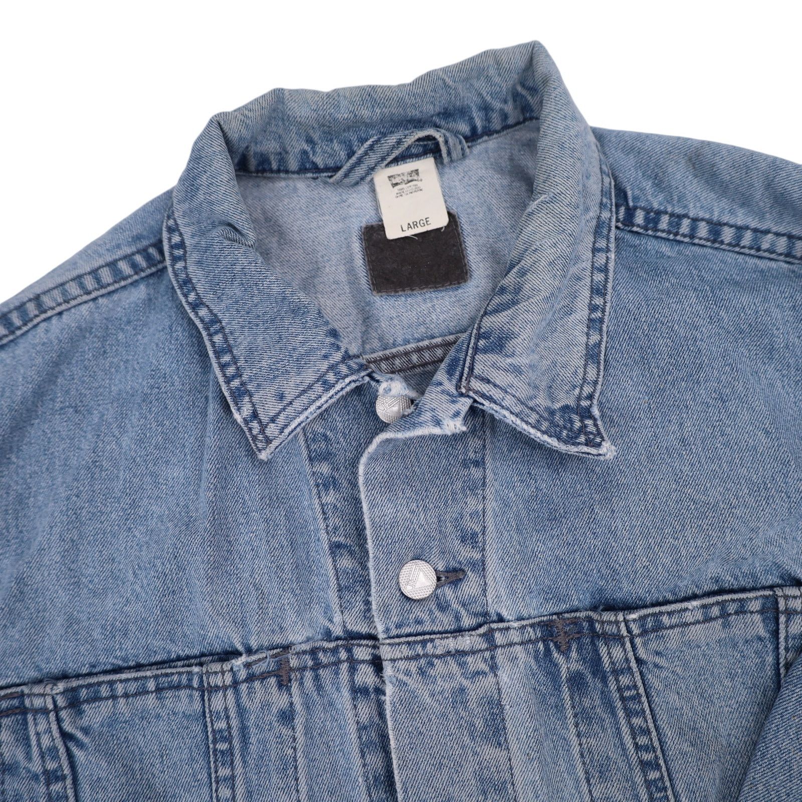 Levi's × Vintage Vintage Levis Silvertab Denim Jean Jacket Size US L / EU 52-54 / 3 - 6 Thumbnail