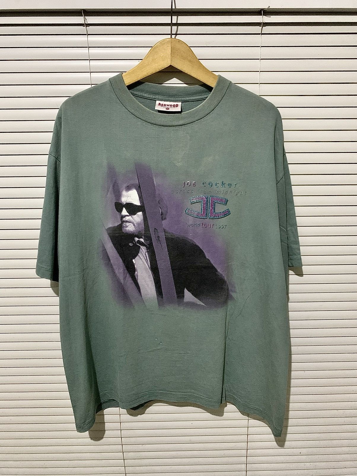 Band Tees Vintage Joe Cocker across from midnight 1997 Size US XL / EU 56 / 4 - 1 Thumbnail