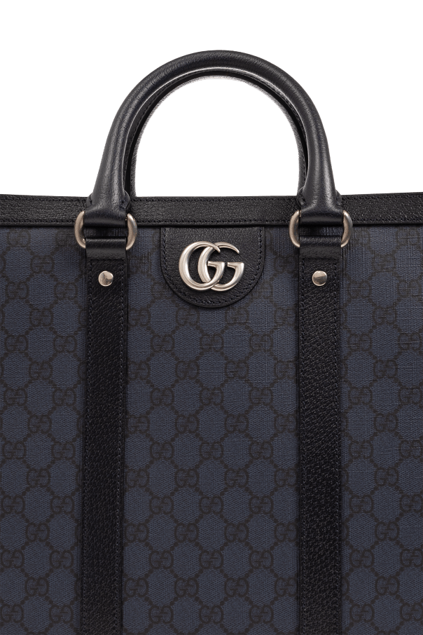 Gucci o1s1wg110225 Size:OS/ Ophidia Large Tote Bag Navy Blue/Black Size ONE SIZE - 5 Thumbnail