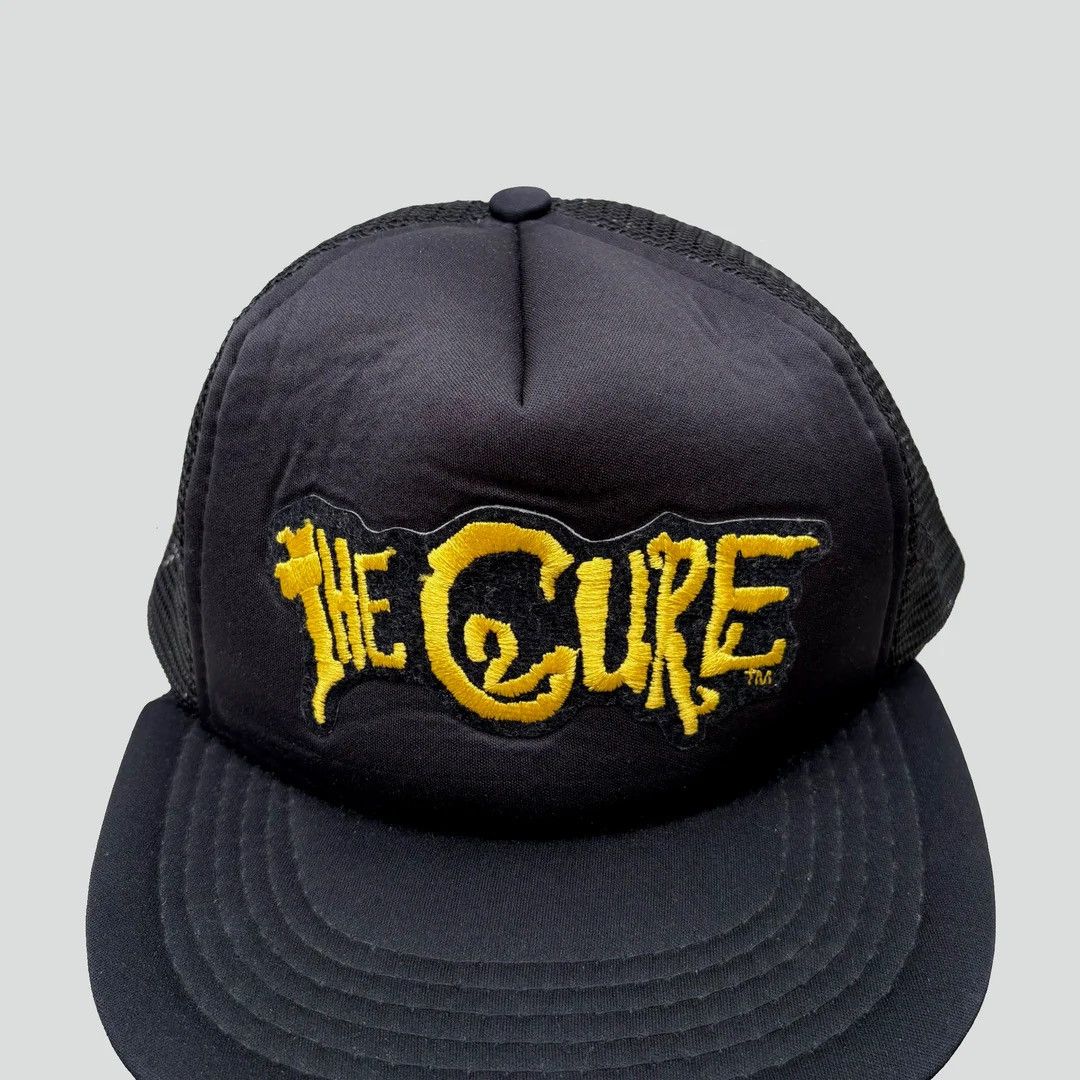 Band Tees The Cure 1980 80s Vintage Band Logo Merch Trucker Mesh Cap Size ONE SIZE - 2 Thumbnail