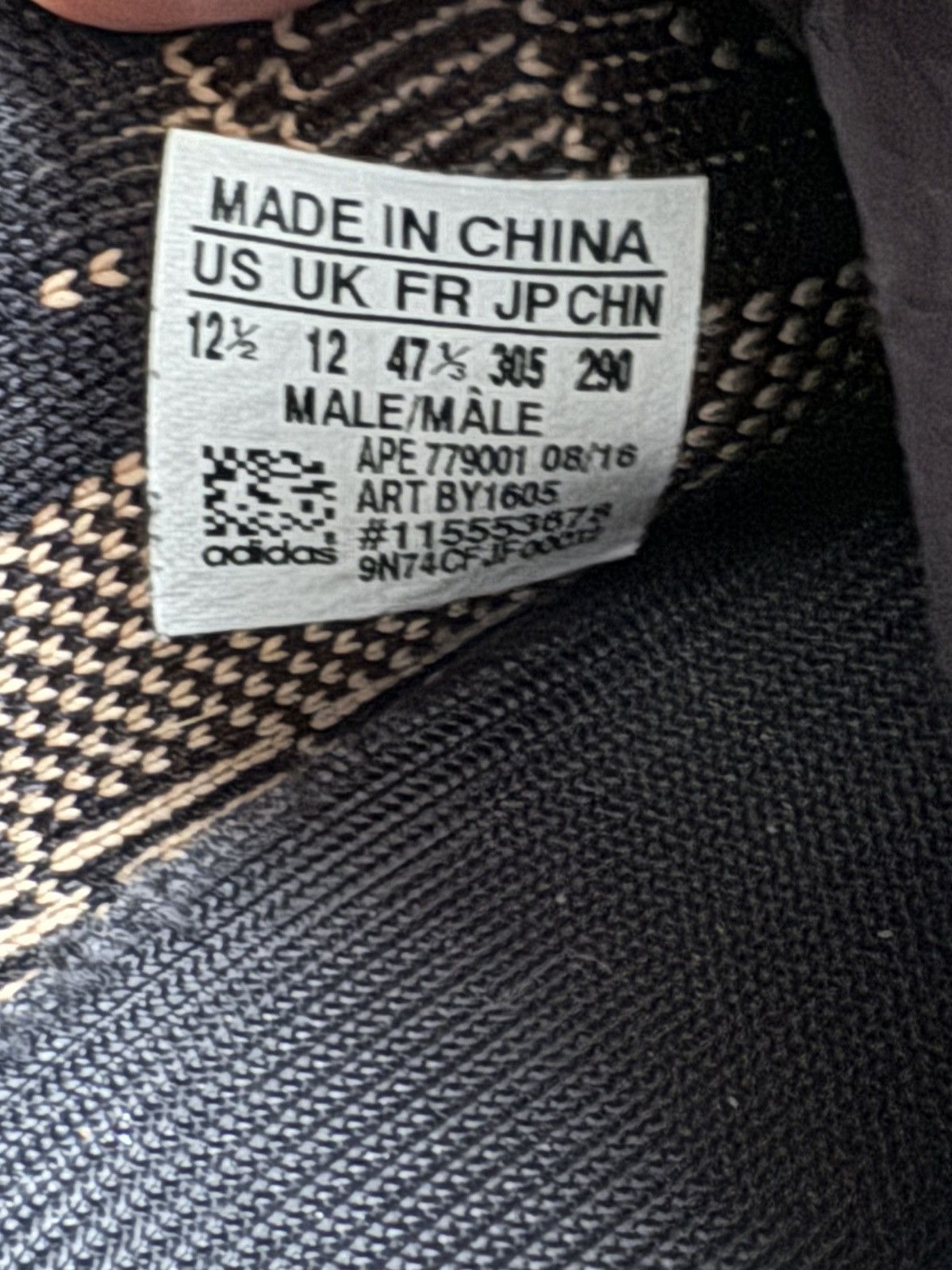 Adidas ADIDAS YEEZY BY1605 size UK12 / US12.5 study all photos well Size US 12.5 / EU 45-46 - 15 Thumbnail