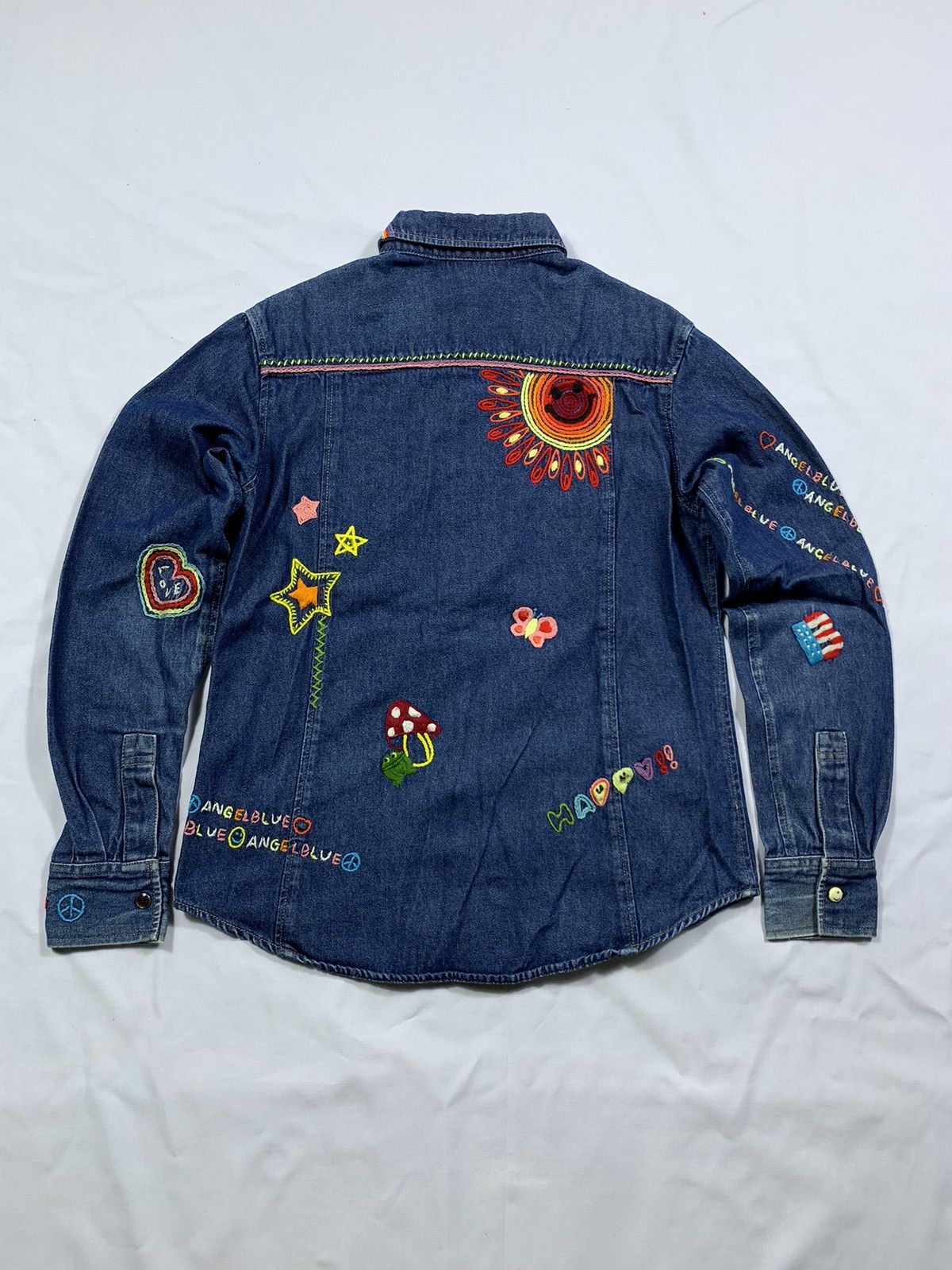 Angel Blue 2000’s Angel Blue Denim Shirt Size US S / EU 44-46 / 1 - 2 Thumbnail
