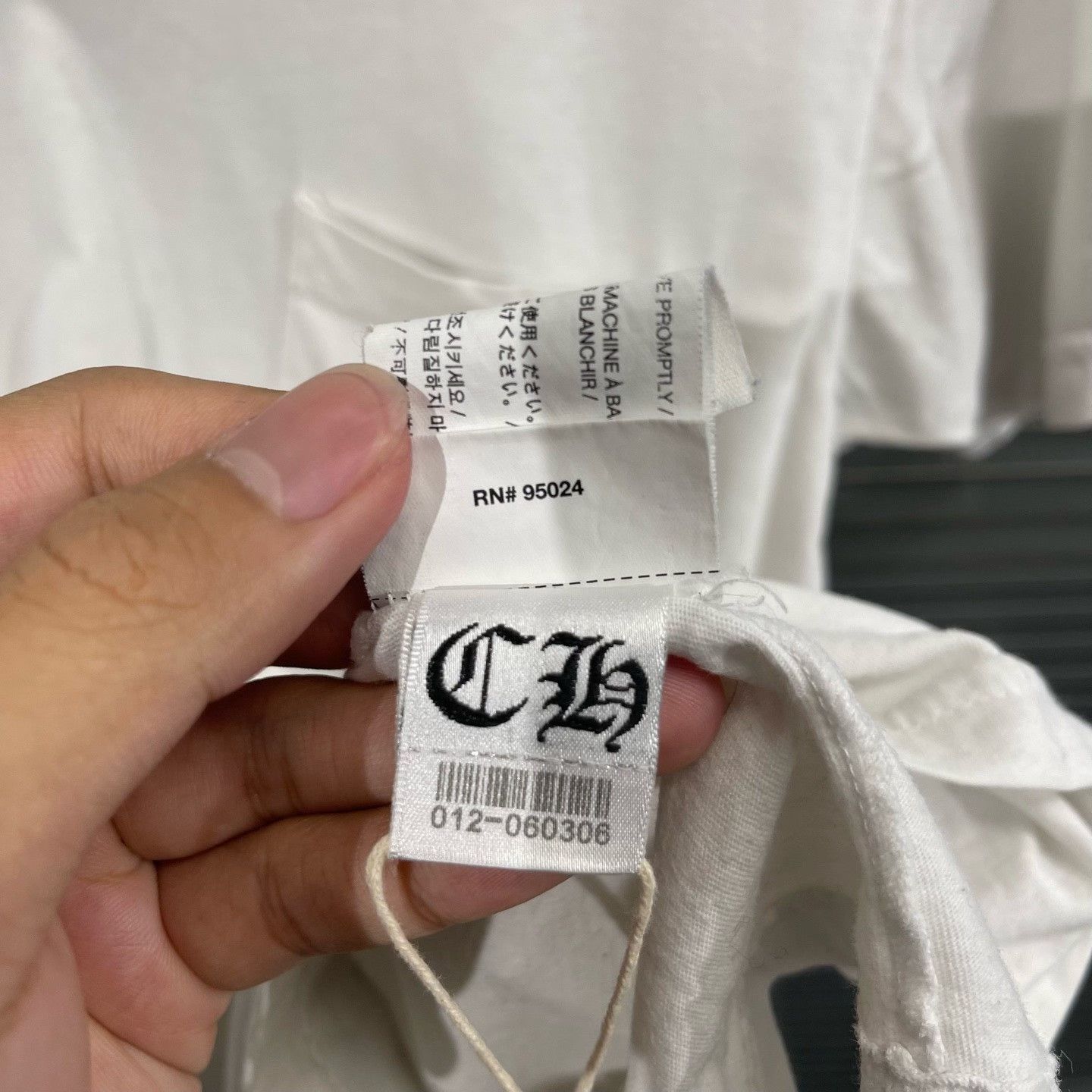 Chrome Hearts Chrome Hearts Classic Cross Print Pocket T-Shirt White Size US S / EU 44-46 / 1 - 6 Thumbnail