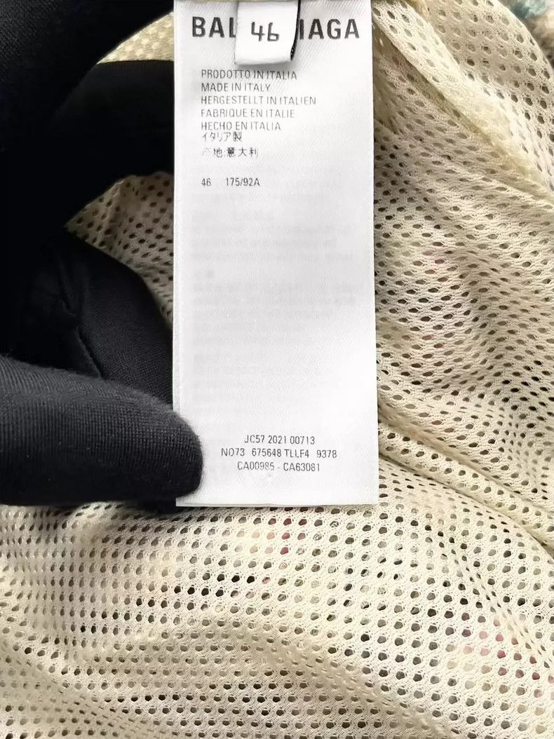 Balenciaga Balenciaga Full-printed color matching plaid houndstooth e Size US S / EU 44-46 / 1 - 5 Thumbnail