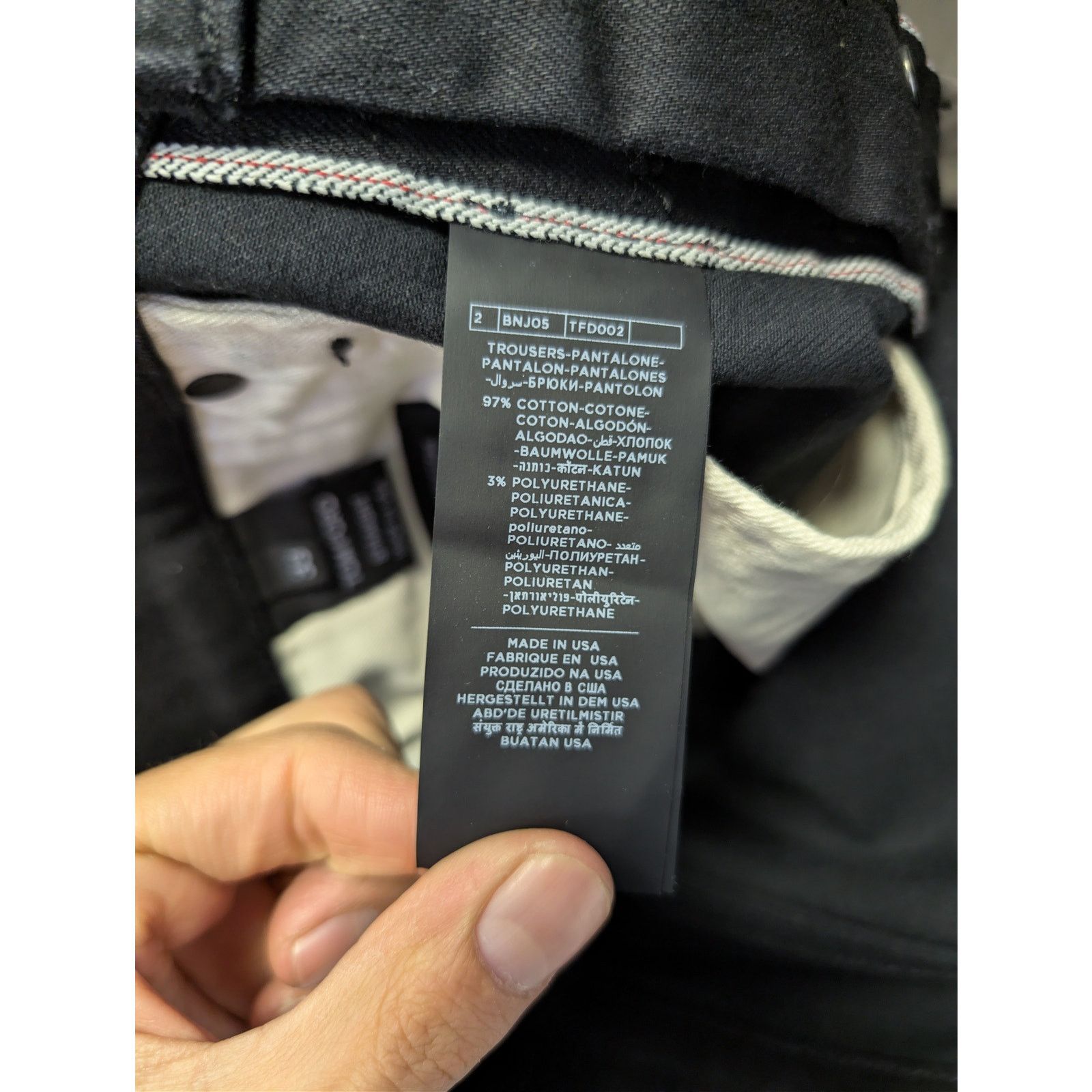 Tom Ford o1rshd1 Straight-Fit Denim Jeans in Black Size US 33 - 18 Thumbnail