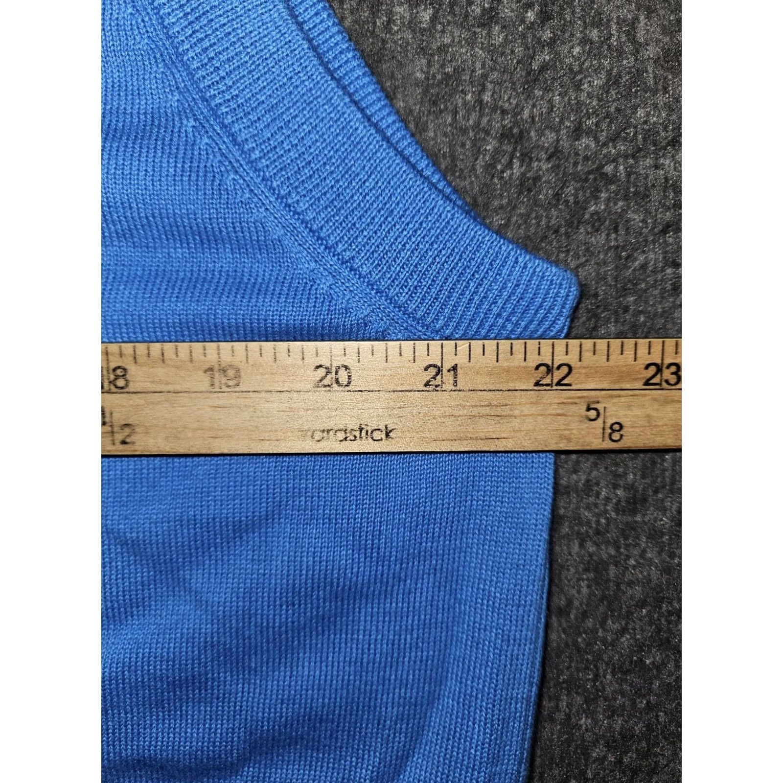 Chaps Chaps Mens V-Neck Knit Vest Blue 100% Cotton Sleeveless Regular L Short description: Pullover N/A Size US L / EU 52-54 / 3 - 5 Thumbnail