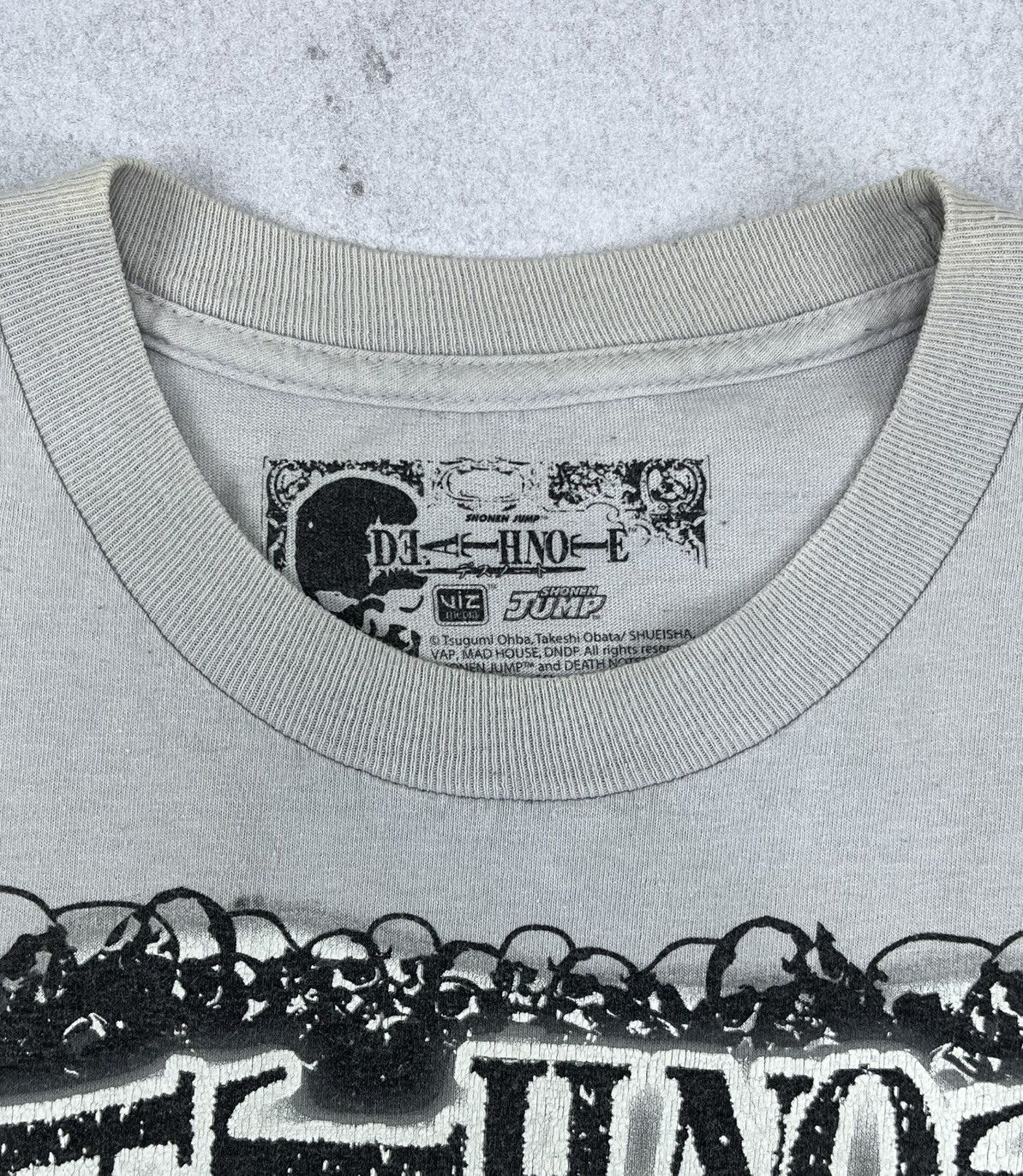 Anime Vintage Death Note Tee (L Lawliet) Over Print RARE🔥 Size US XL / EU 56 / 4 - 5 Thumbnail