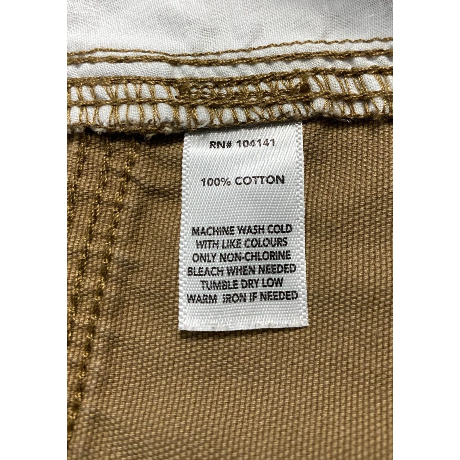 Vintage Field & Stream Carpenter Pants Men's 38×30 Brown Relaxed Straight Pants Size US 38 / EU 54 - 6 Thumbnail