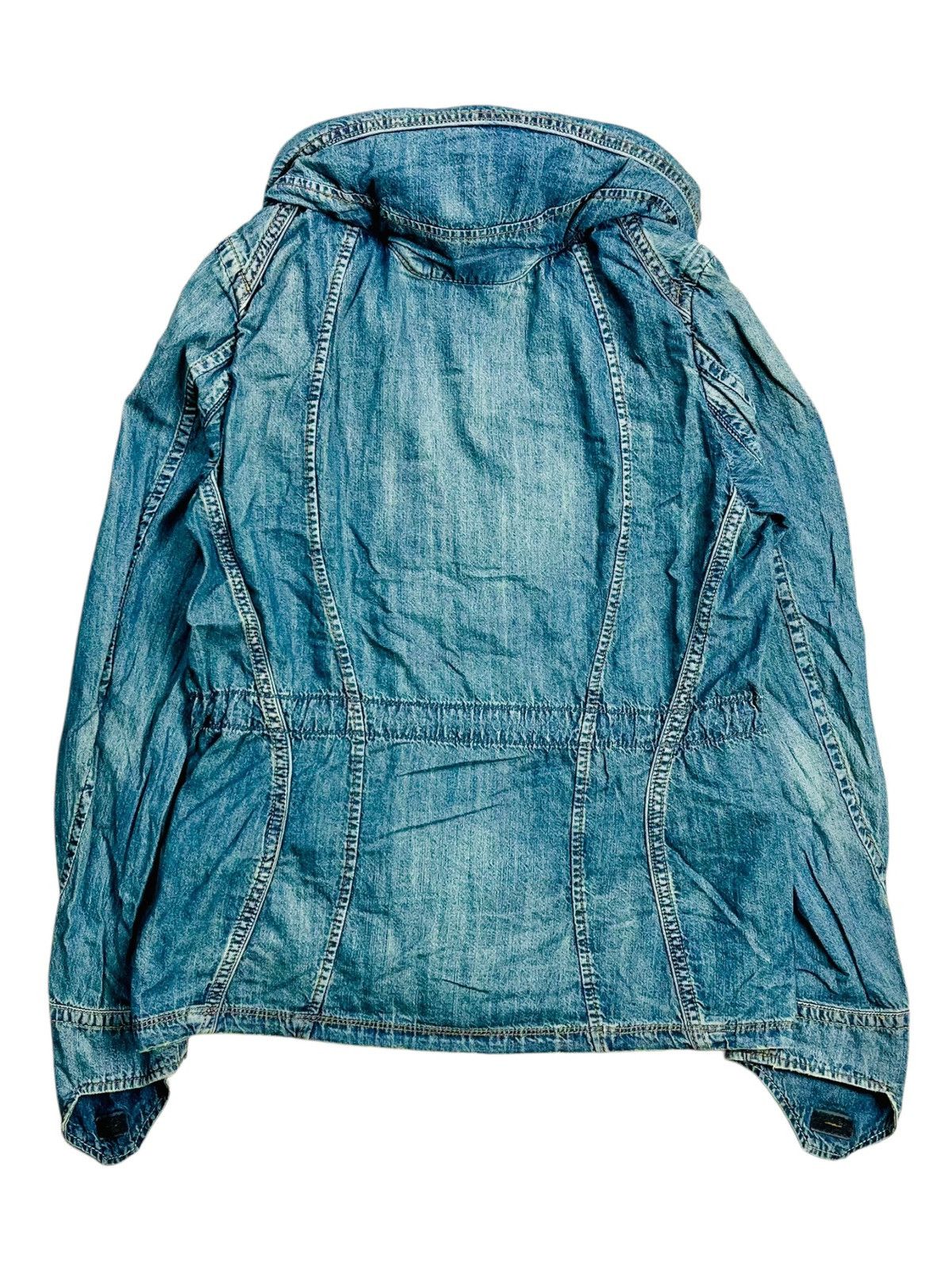 If Six Was Nine 2000s G.O.A - Cyber Apocalypse Bono Denim Jacket Size US M / EU 48-50 / 2 - 4 Thumbnail
