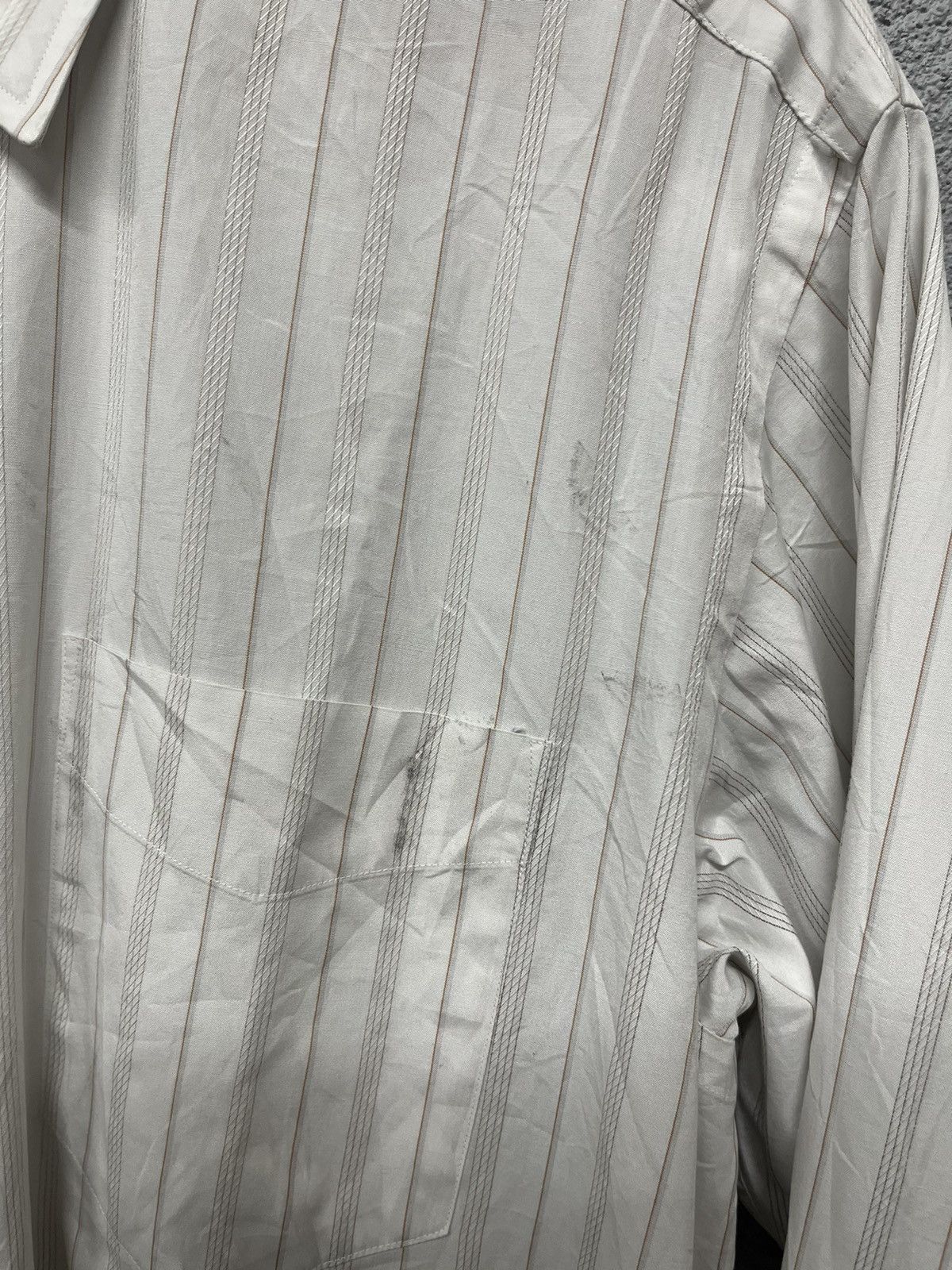Issey Miyake IM miyake design studio issey miyake stripe shirt Size US L / EU 52-54 / 3 - 3 Thumbnail