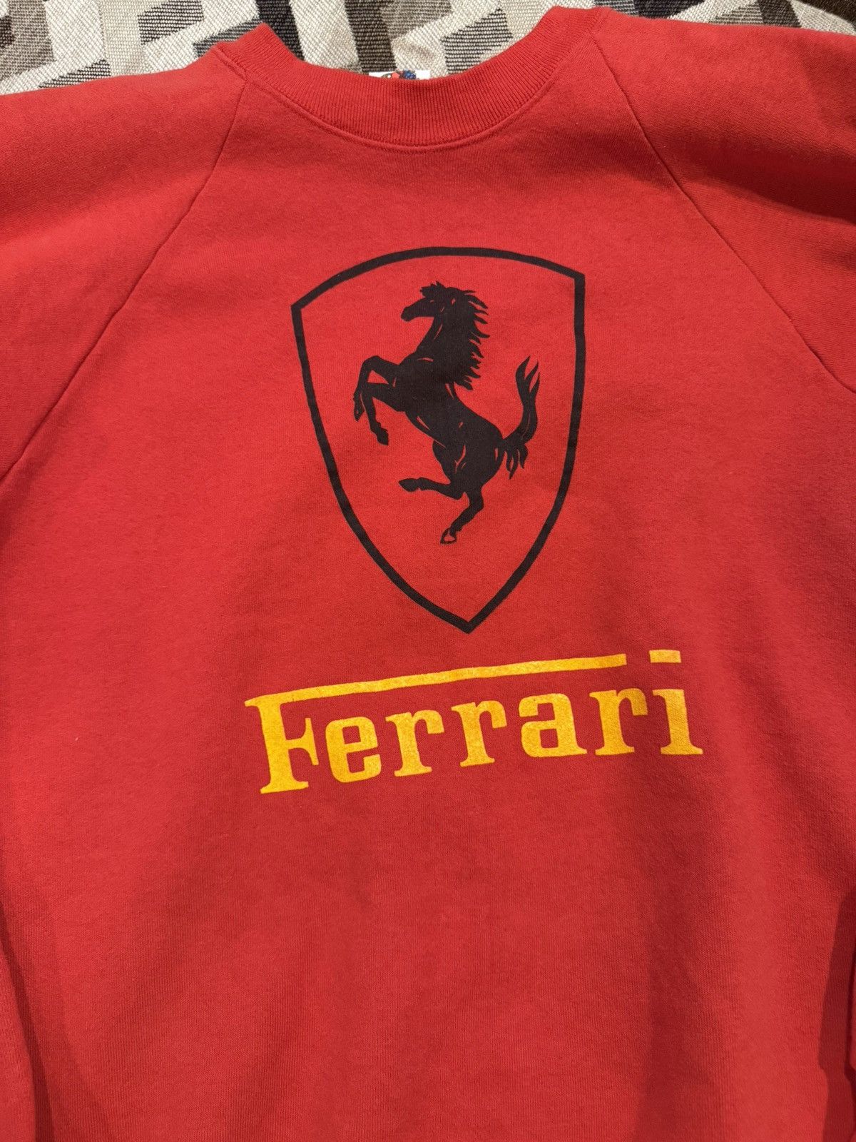 Vintage Vintage Ferrari Sweatshirt Size US XL / EU 56 / 4 - 2 Thumbnail