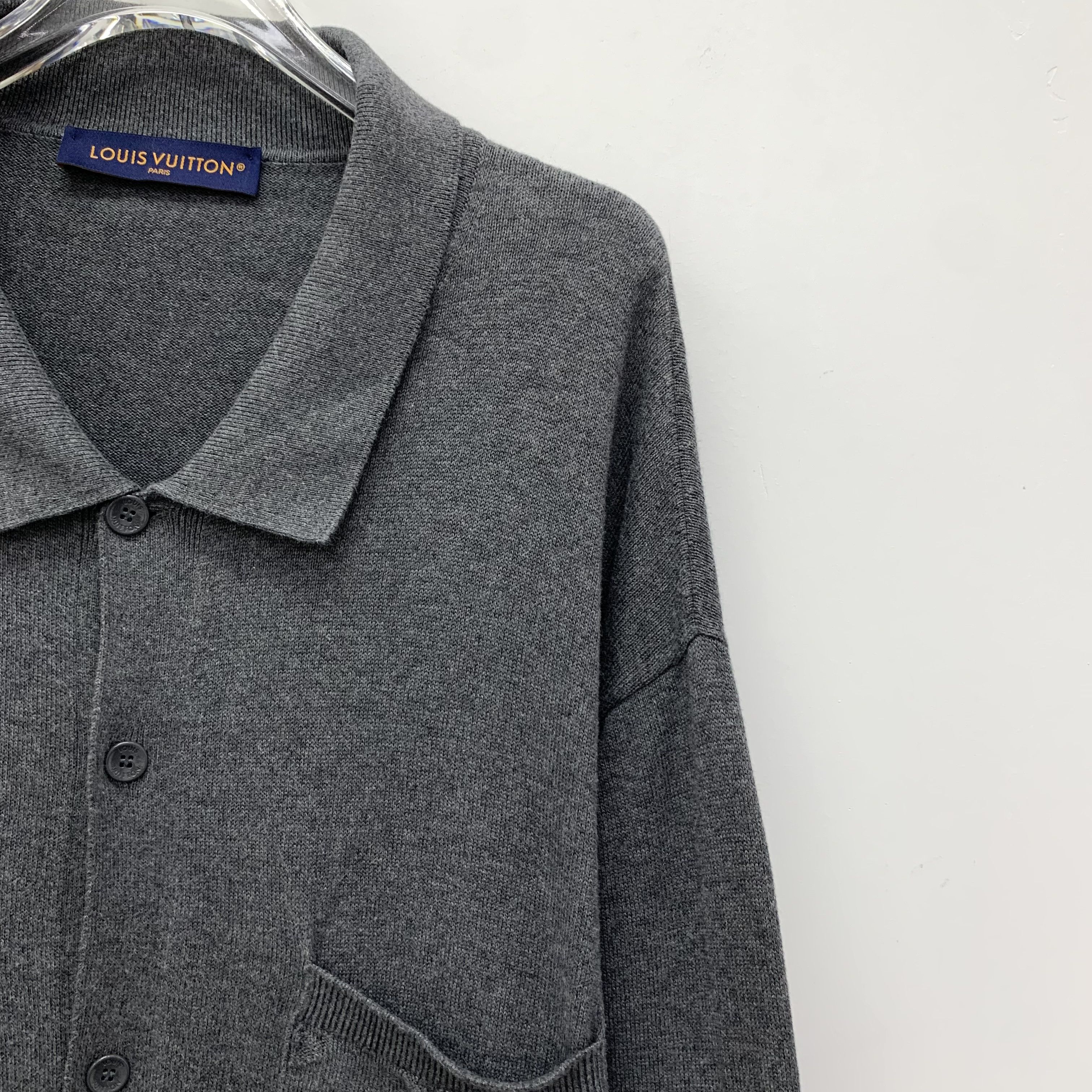 Louis Vuitton Louis Vuitton Embossed Logo Knit Cardigan (5L) Size 4XL / US 24-26 - 6 Thumbnail