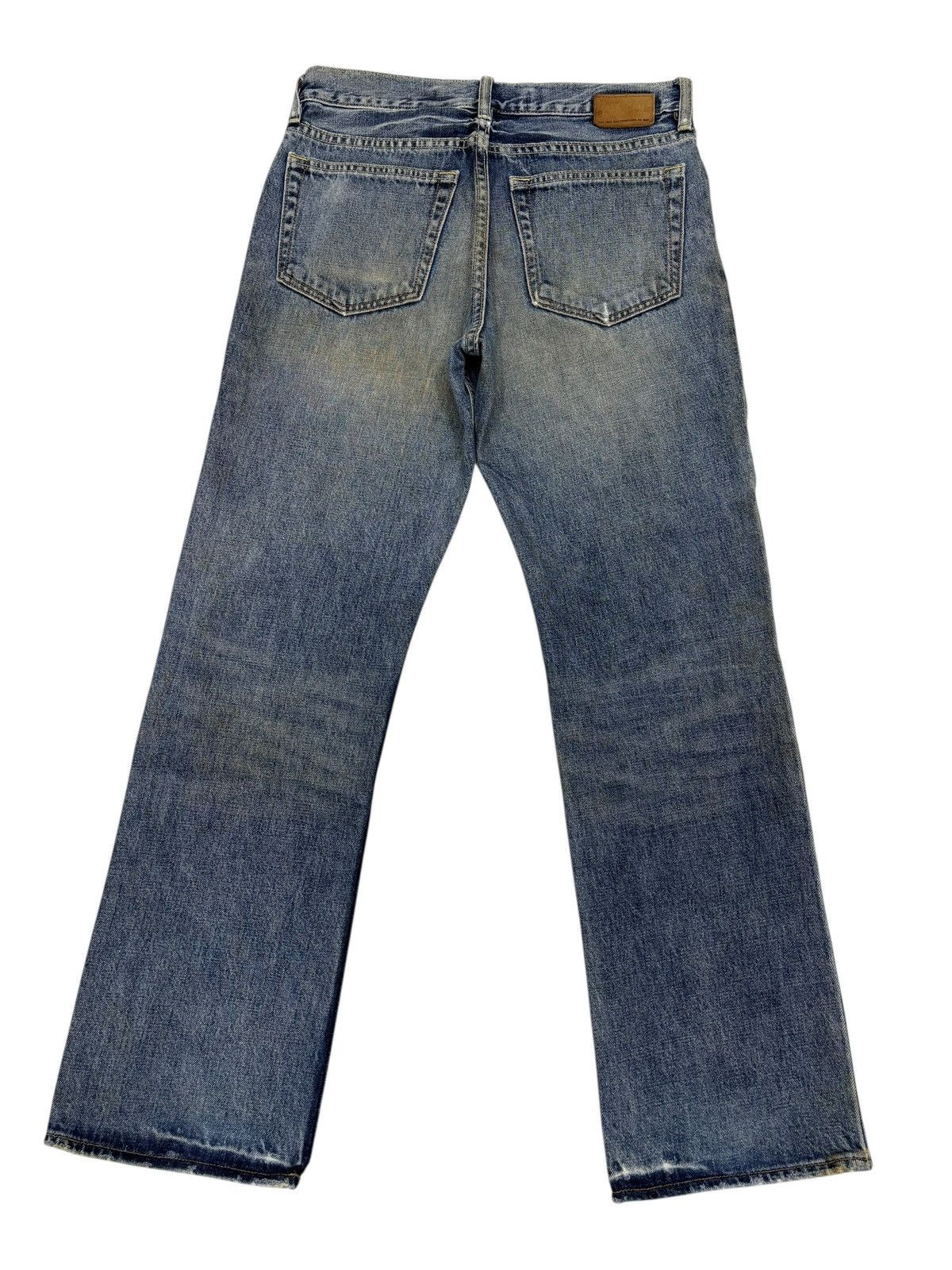 Kapital Vintage GAP Distressed Straight Fit Mud Denim Jeans Size US 30 / EU 46 - 8 Thumbnail