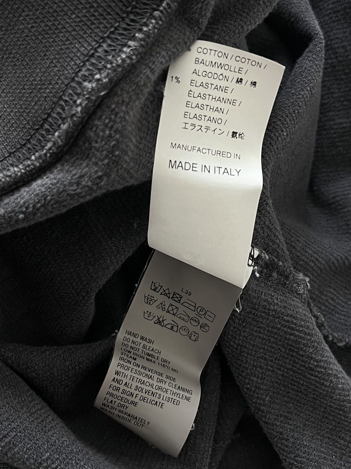 Yeezy YEEZY Season 5 Washed Dark Grey Blank Boxy Fit Crewneck Size US L / EU 52-54 / 3 - 17 Thumbnail