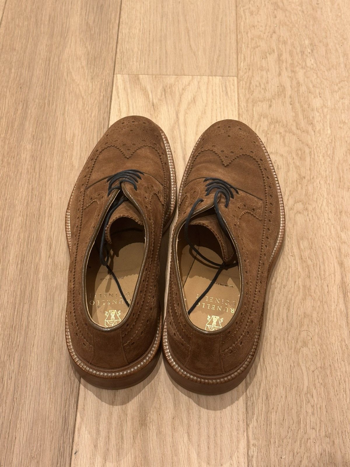 Brunello Cucinelli Brunello Cuccinelli Brogue longwing shoes Size US 10 / EU 43 - 7 Thumbnail