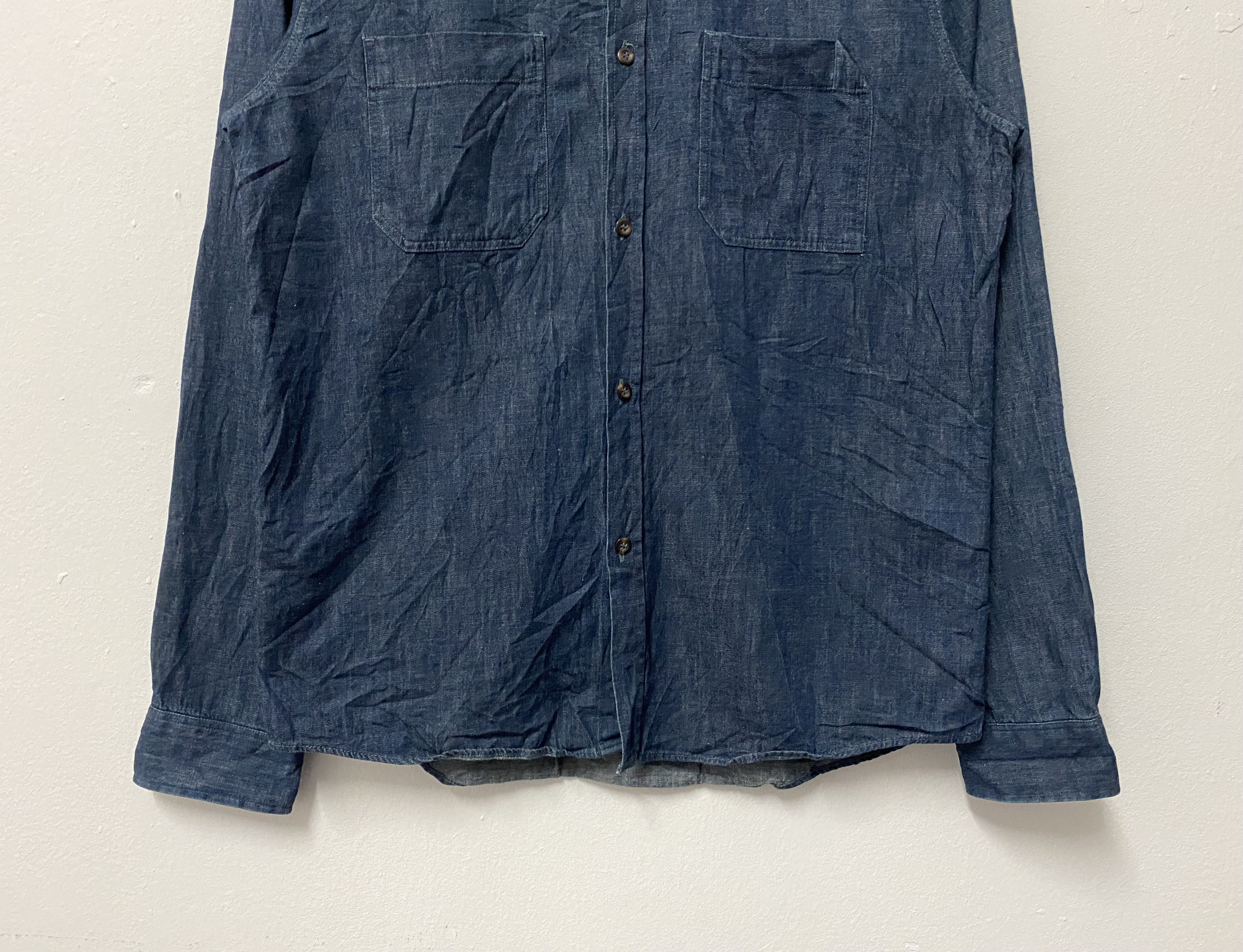 A.P.C. Vintage A.P.C Chambray Jeans Button Up Shirts Size US M / EU 48-50 / 2 - 4 Thumbnail