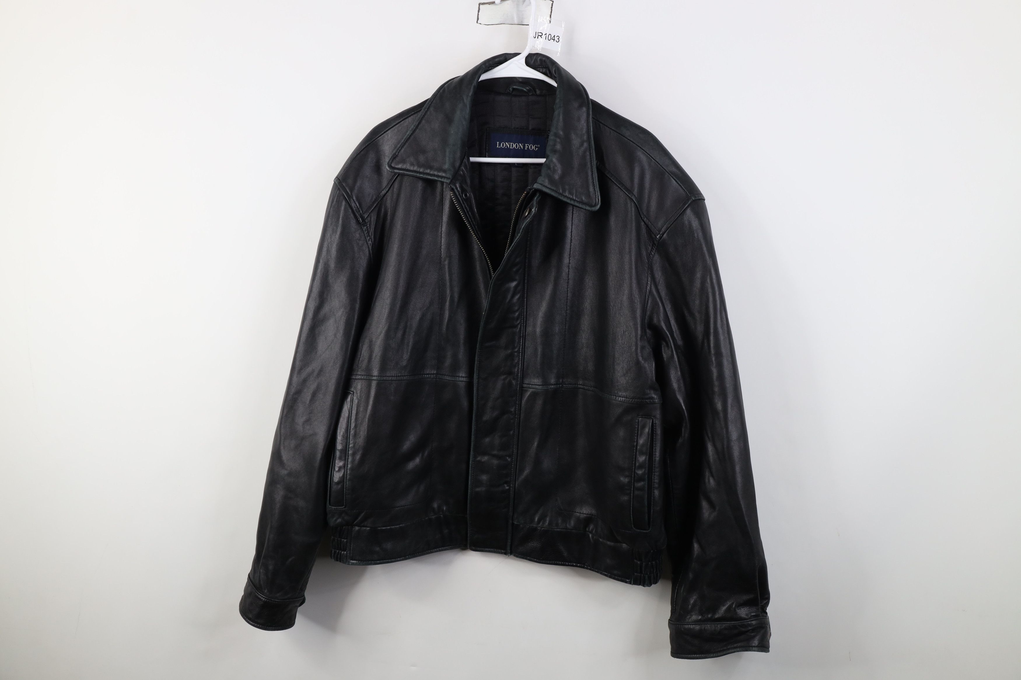 Vintage Vintage 90s Streetwear Soft Leather Bomber Jacket Black Size US L / EU 52-54 / 3 - 1 Thumbnail