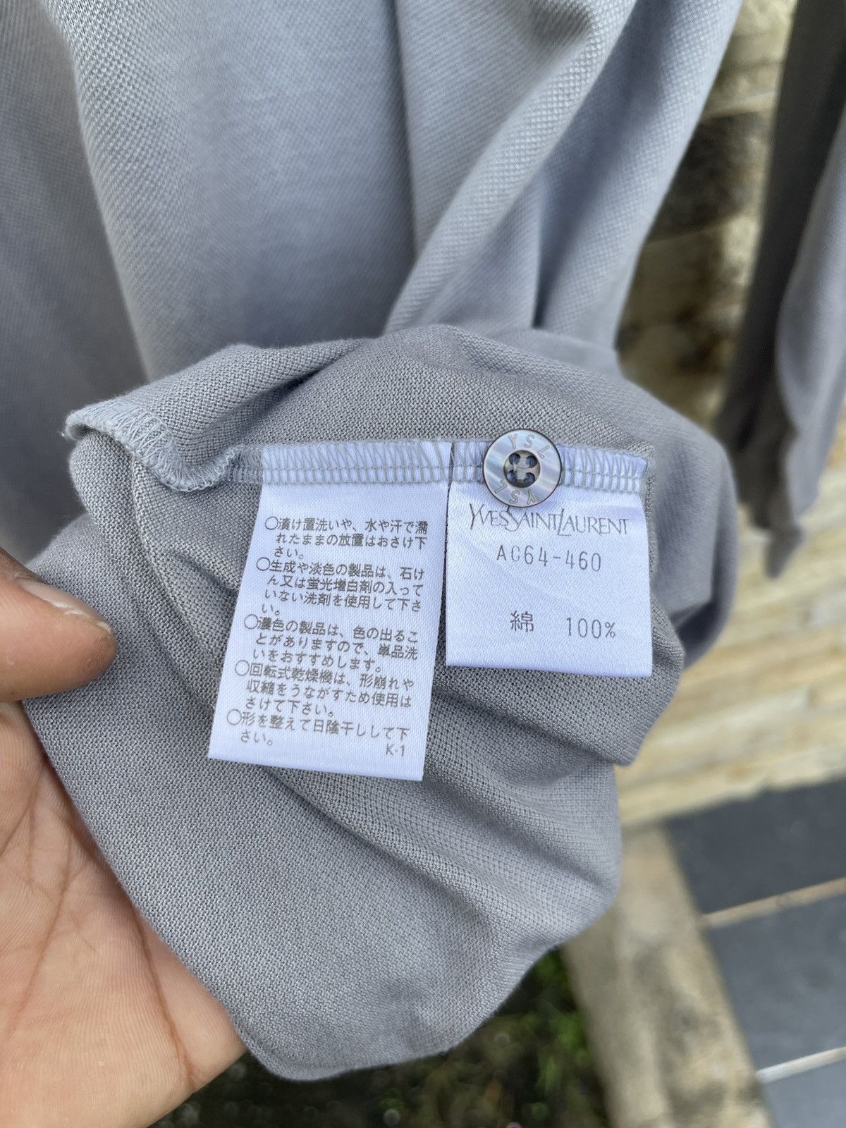 Yves Saint Laurent LastDrop🔥Rare🔥Vintage YSL YvesSaintLaurent Long Sleeve Shirt Size US L / EU 52-54 / 3 - 6 Thumbnail