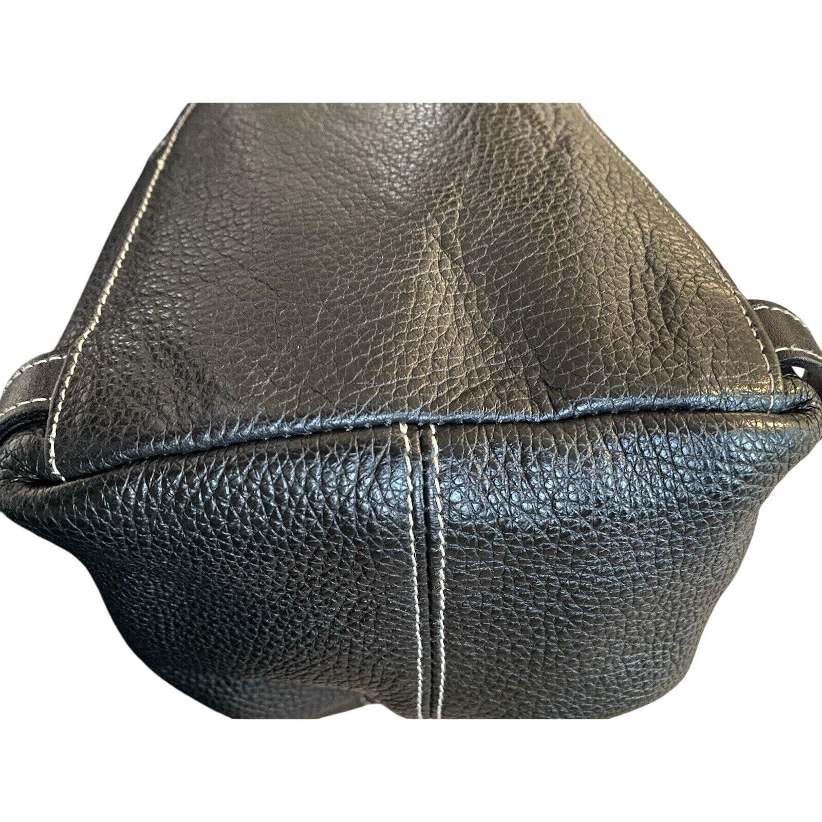 Furla Furla Soft Pebble Double Handle Black Hobo Bag Size ONE SIZE - 5 Thumbnail