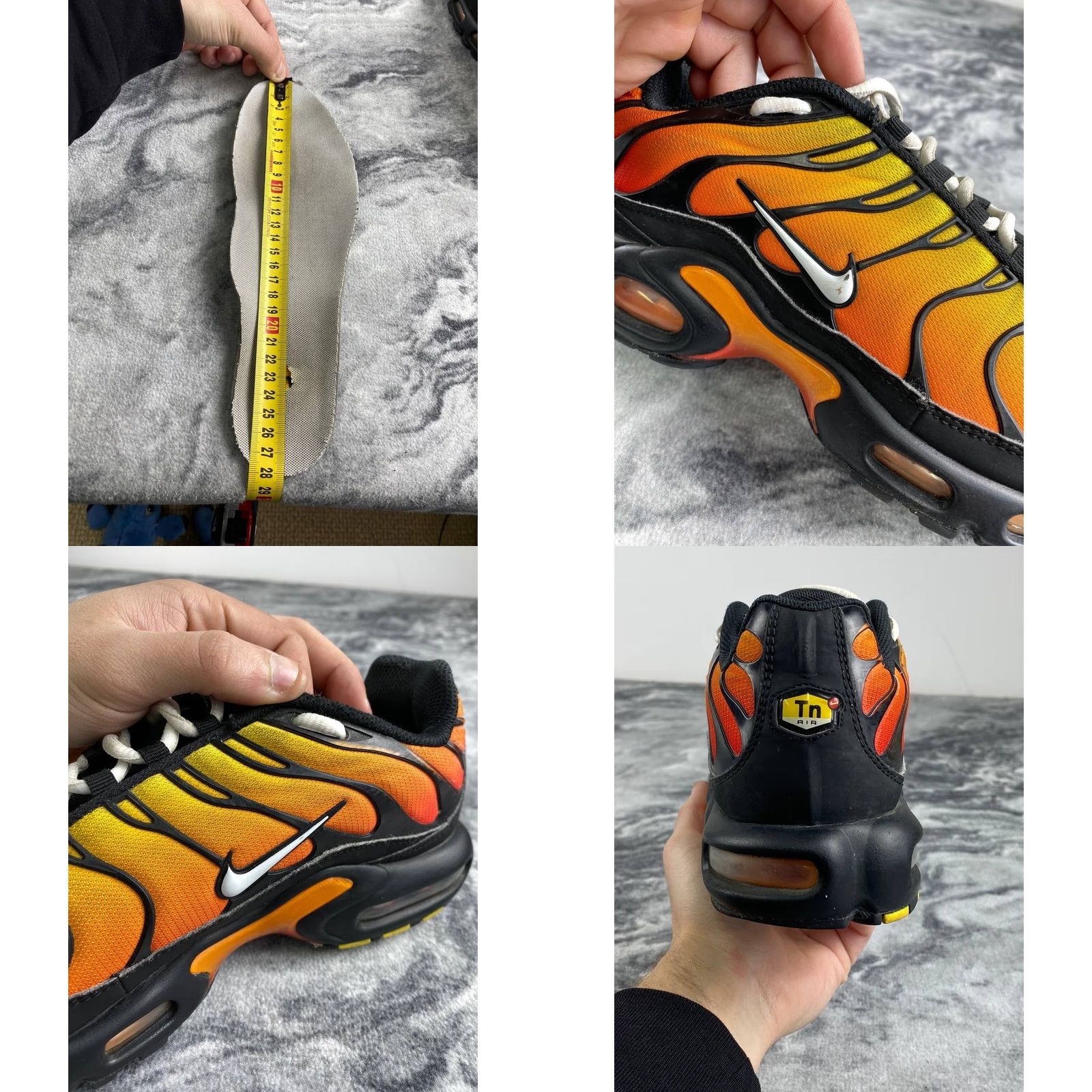 Nike Nike Air Max Plus TN Tiger Sneakers Men US 9.5 Multicolor Sports Running Shoes Size US 10 / EU 43 - 8 Thumbnail