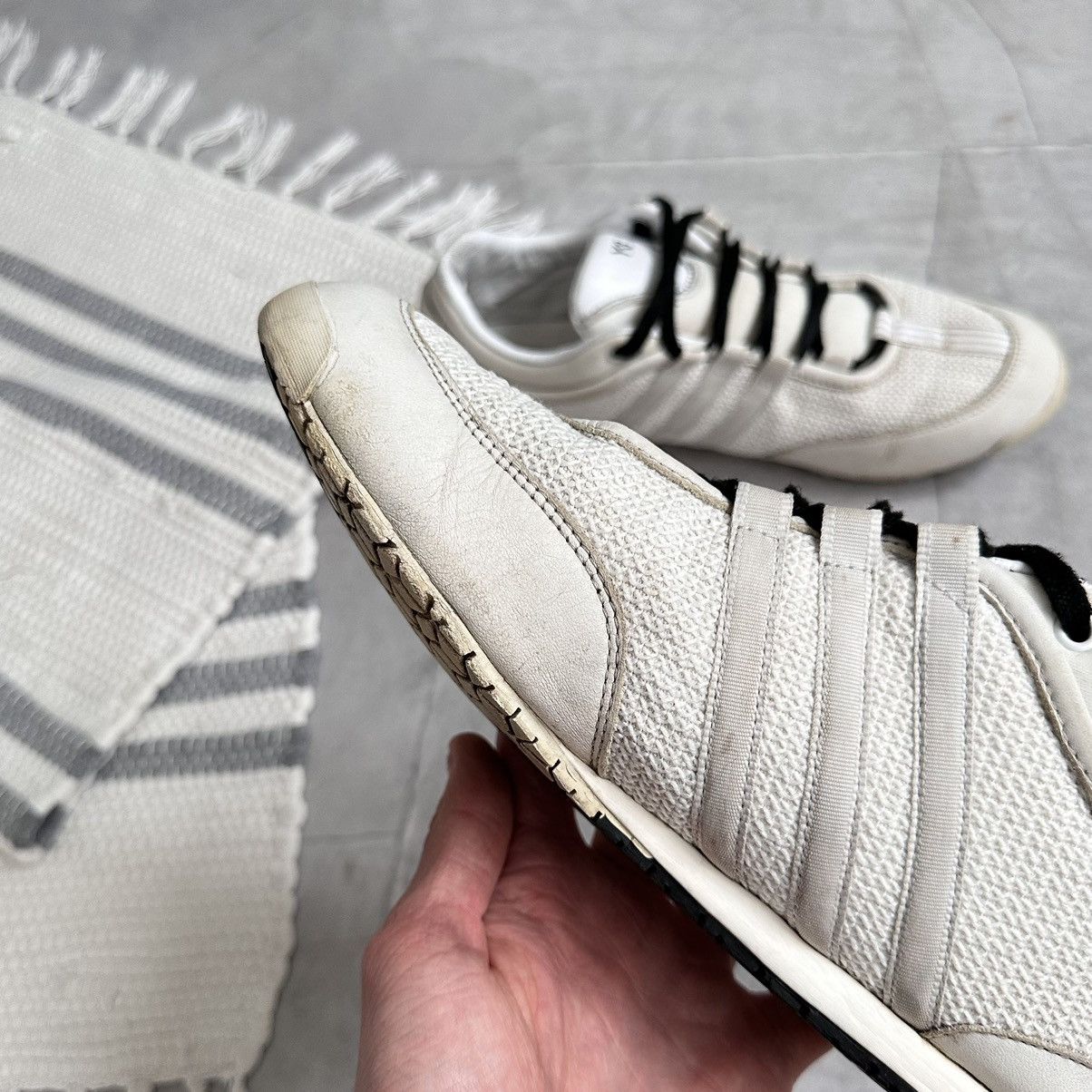 Adidas × Y-3 Japan Adidas Yohji Yamamoto Y-3 Vintage Boxing Sneaker Shoes Size US 8.5 / EU 41-42 - 17 Thumbnail