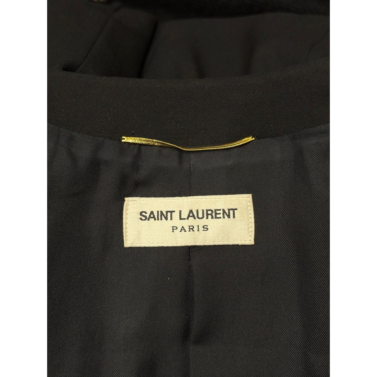 Yves Saint Laurent 2014 Saint Laurent by Hedi Slimane military officer blazer Size S / US 4 / IT 40 - 7 Thumbnail