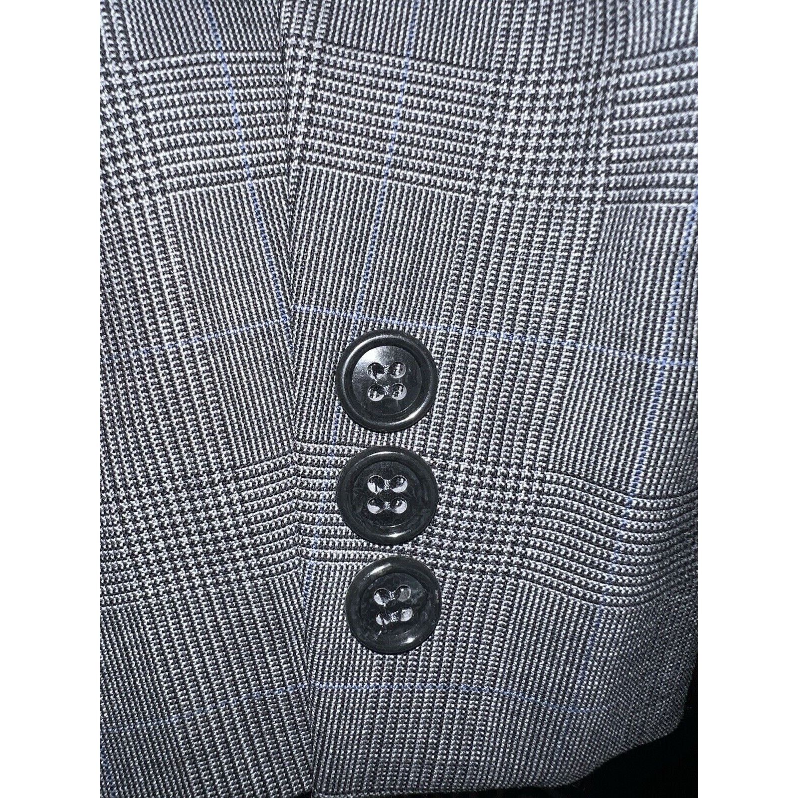Brooks Brothers Brooks Brothers Blazer Mens 42R Gray Wool Plaid Sport Coat Size 42R - 5 Thumbnail