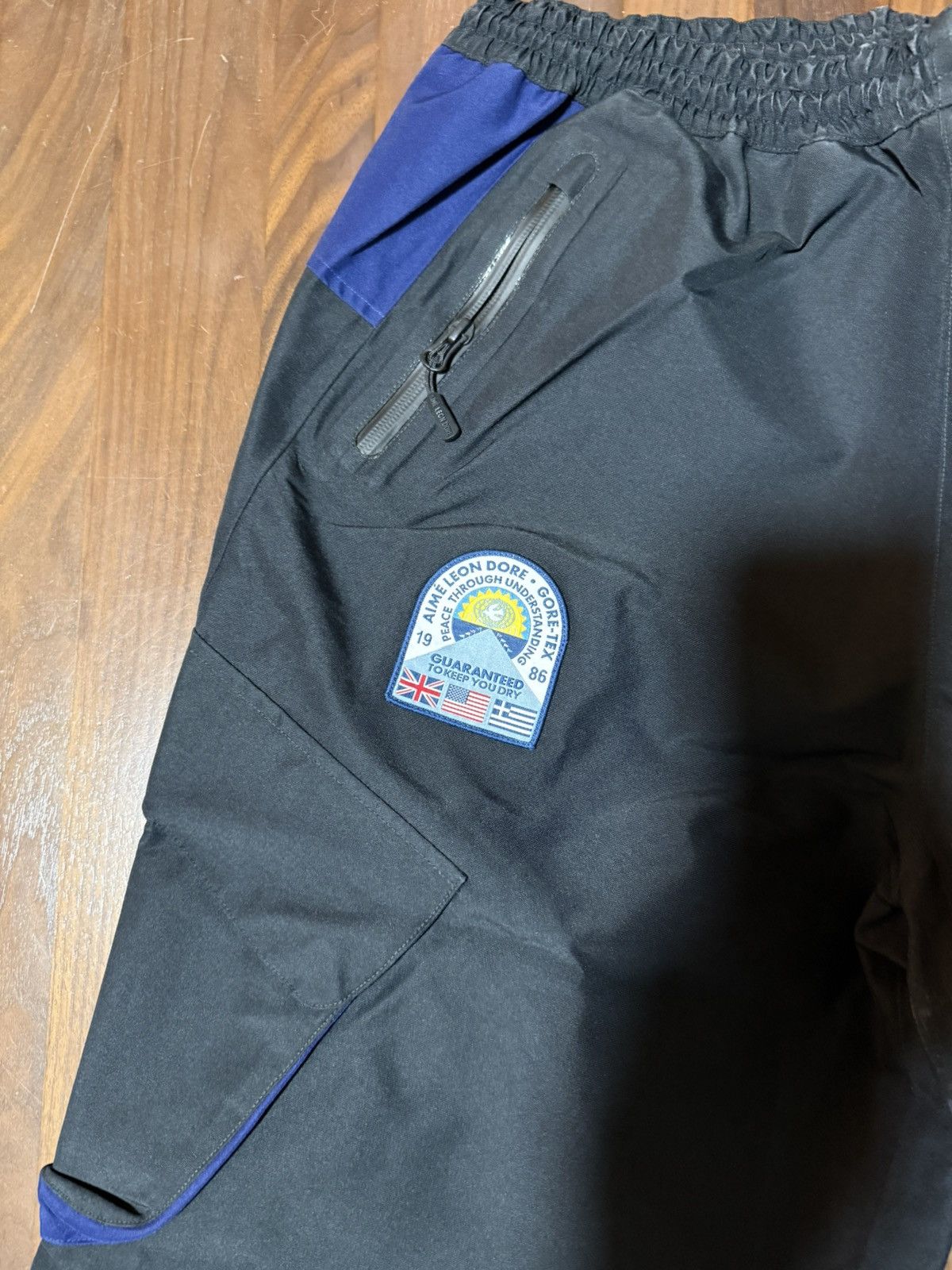 Aime Leon Dore Aime Leon Dore GORE-TEX Offshore Shell Pant Black Size 34 Size US 34 / EU 50 - 2 Thumbnail