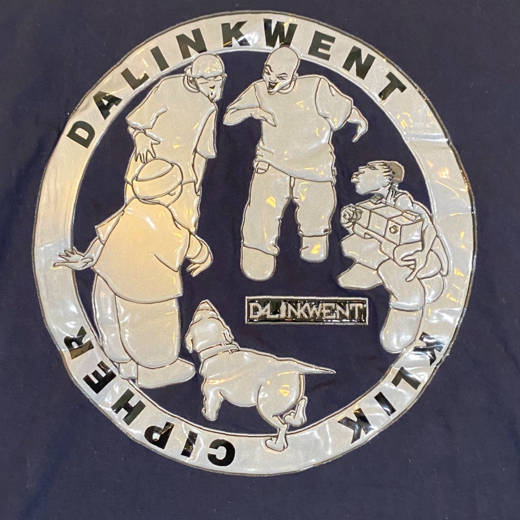 Vintage VINTAGE Dalinkwent Shirt Mens 2XL Blue Hip Hop Klik Cipher Punk Short Sleeve Tee NEW Size US XXL / EU 58 / 5 - 2 Thumbnail