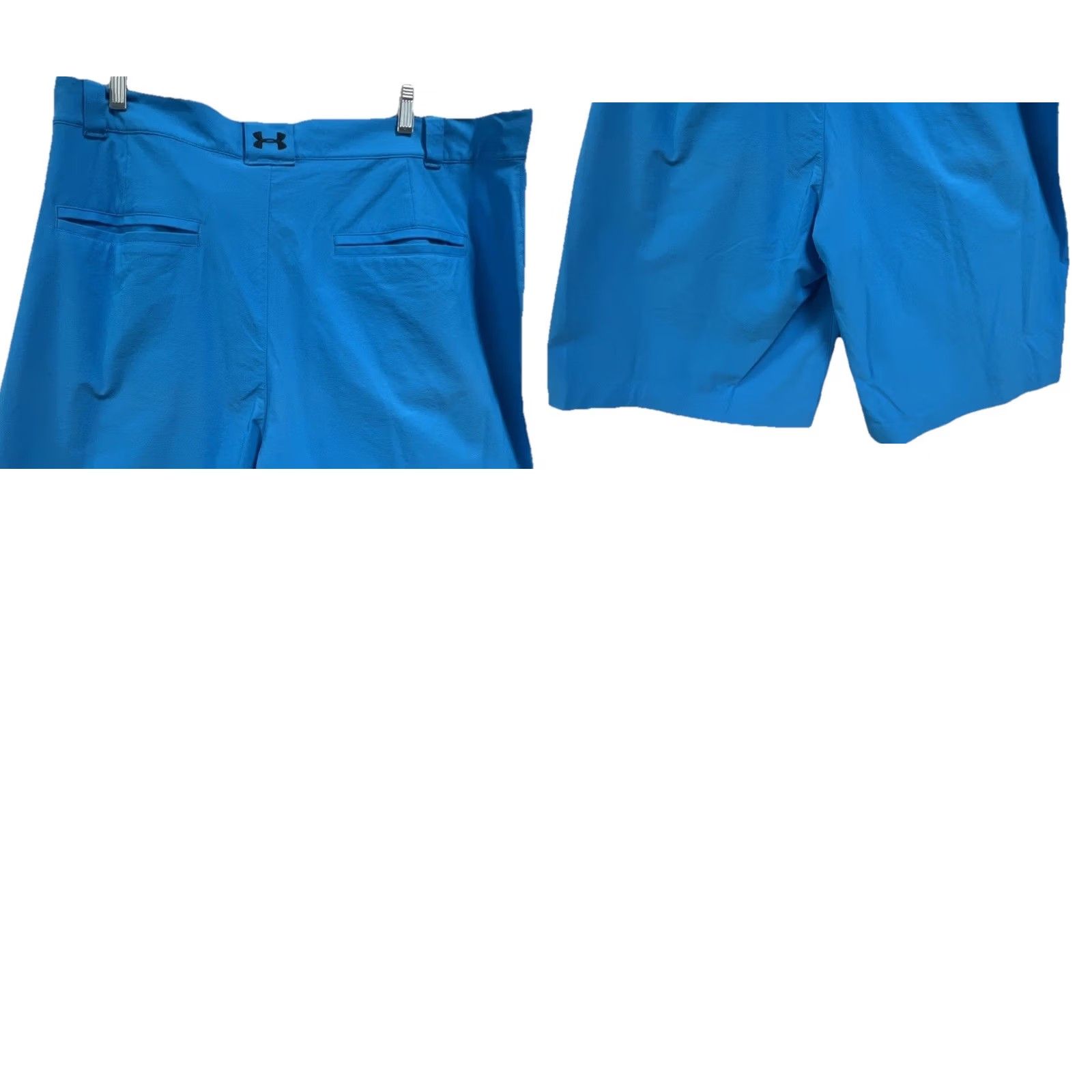 Under Armour Under Armour Mens Golf Shorts Size 40 Blue Stretch Chino Sports 40 in Inseam 10 in Regular Mens Size US 40 / EU 56 - 9 Thumbnail