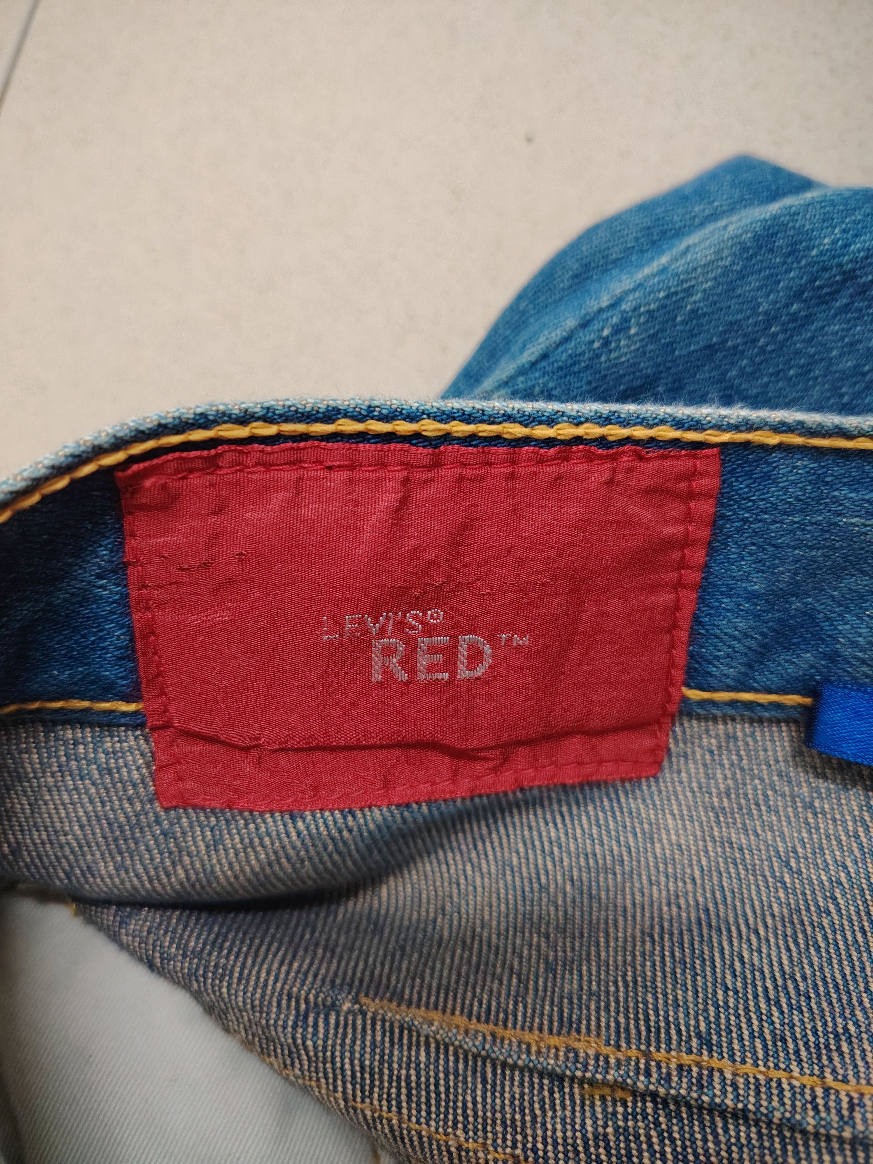 Made in Italy Vintage Levis RED Twisted Denim