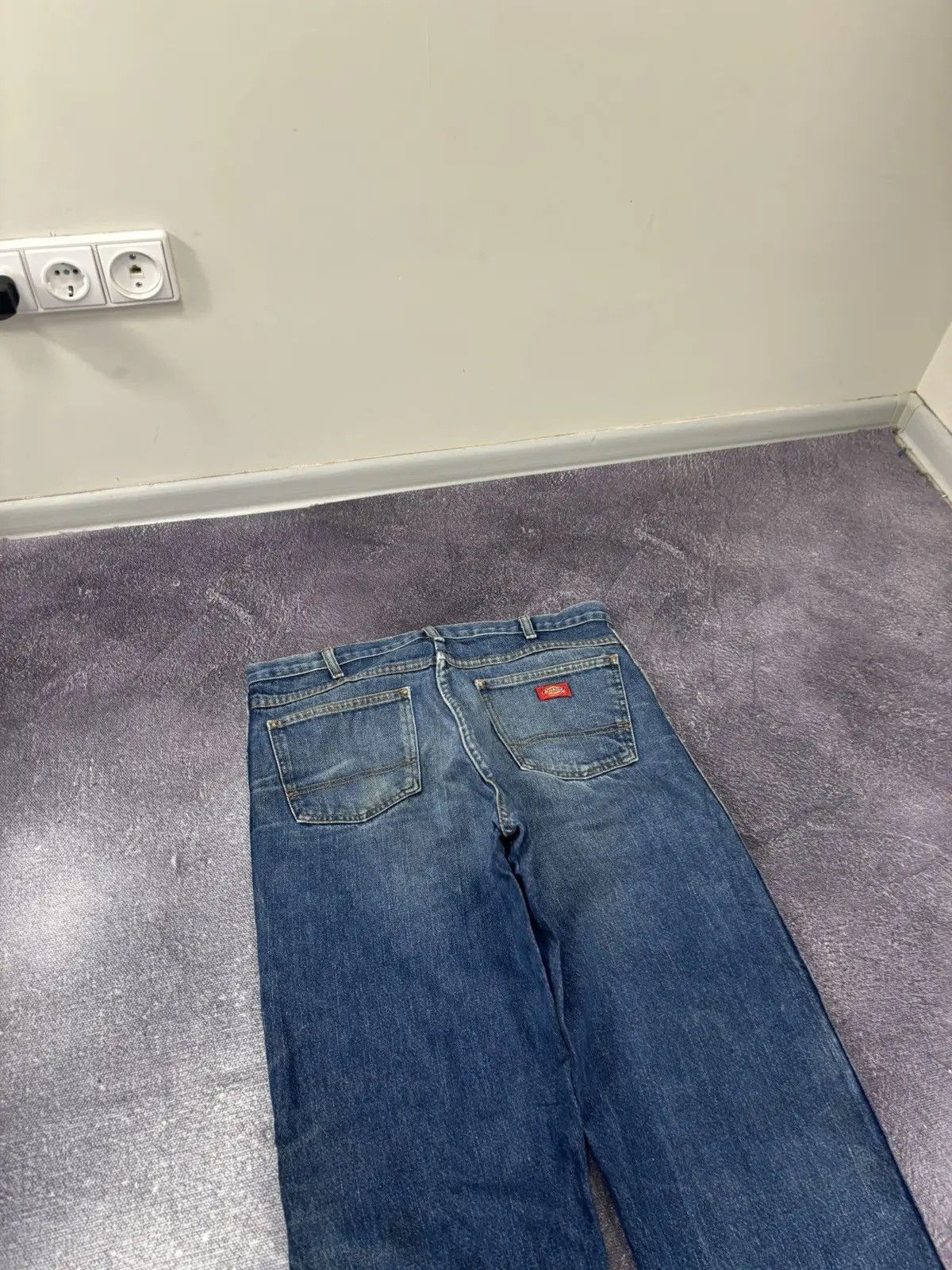 Dickies × Vintage Vintage Dickies Faded Blue Denim Hype Work Baggy Jeans Size US 36 / EU 52 - 5 Thumbnail