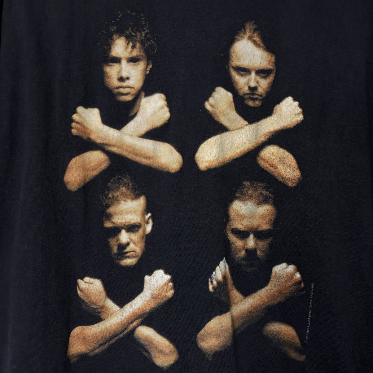 Vintage Vintage 1994 Birth School Metallica Death Band tee Size US XL / EU 56 / 4 - 2 Thumbnail