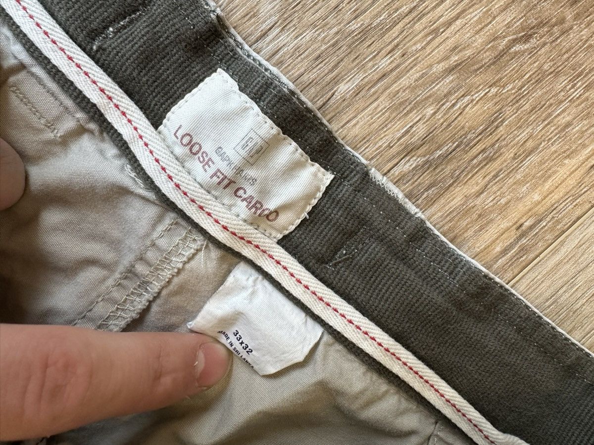 Gap Vintage Gap Wide Leg Cargo Pants Beige Cotton Size US 32 / EU 48 - 8 Thumbnail