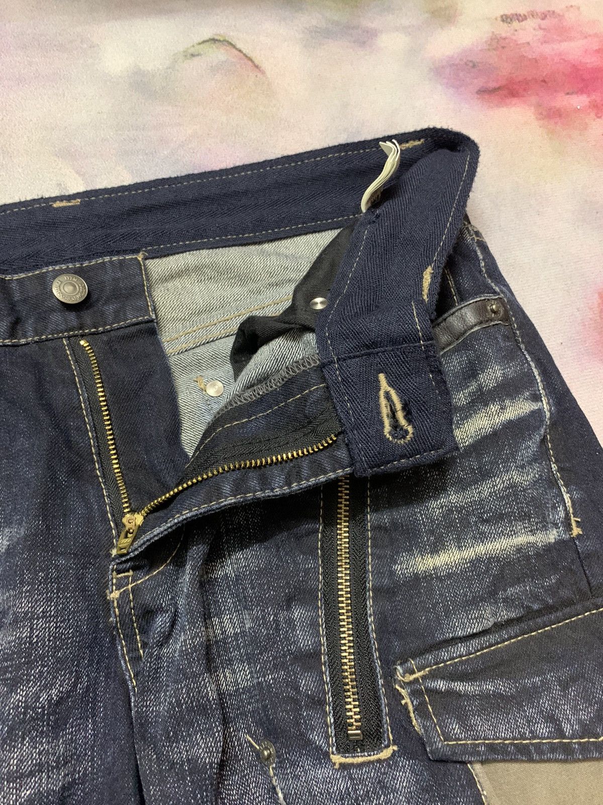 PPFM PPFM Hybrid Denim Bondage Punk Size US 33 - 7 Thumbnail