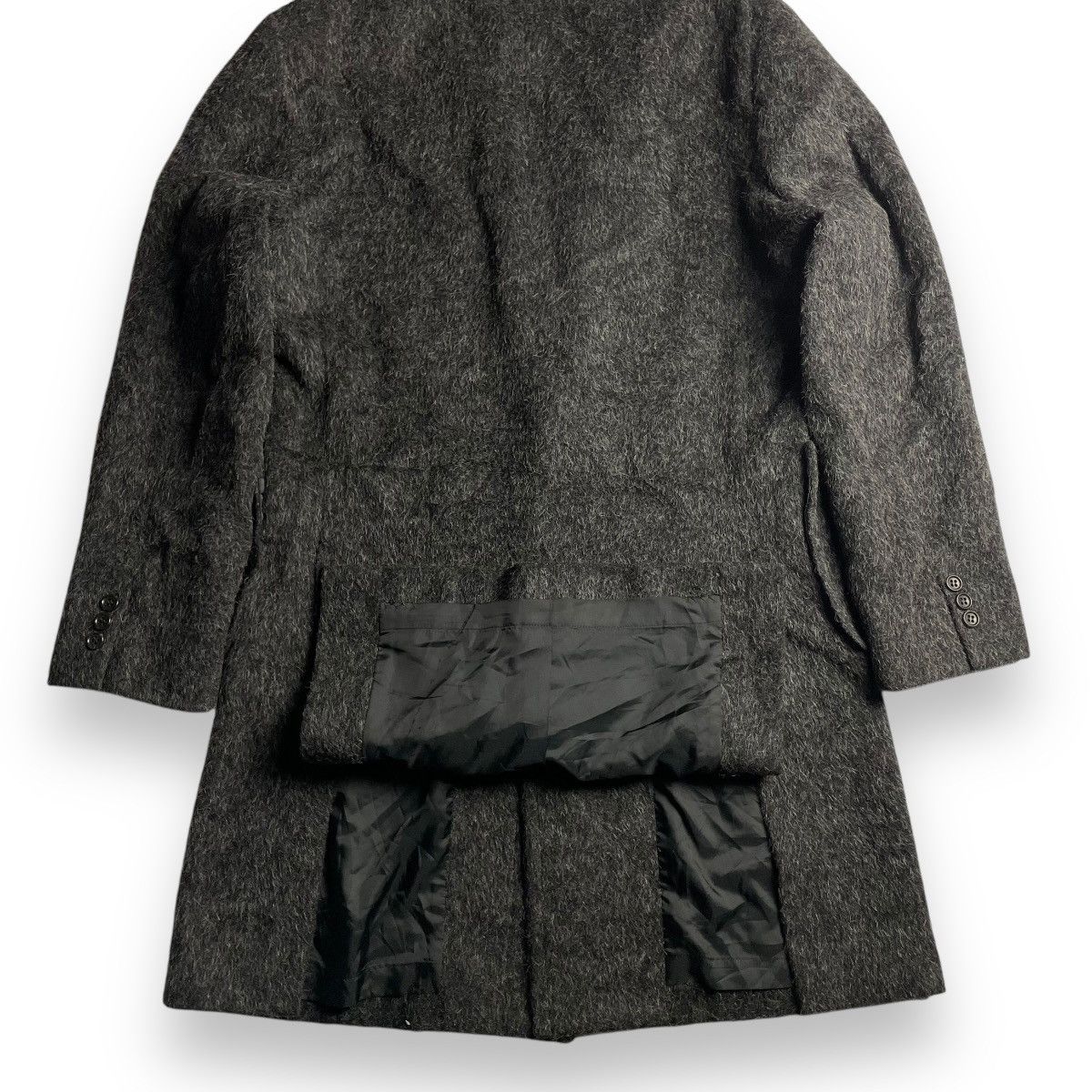 Ryuichiro Shimazaki 🇯🇵 RYUICHIRO SHIMAZAKI HOMME MOHAIR LONG COAT JACKET Size US M / EU 48-50 / 2 - 8 Thumbnail