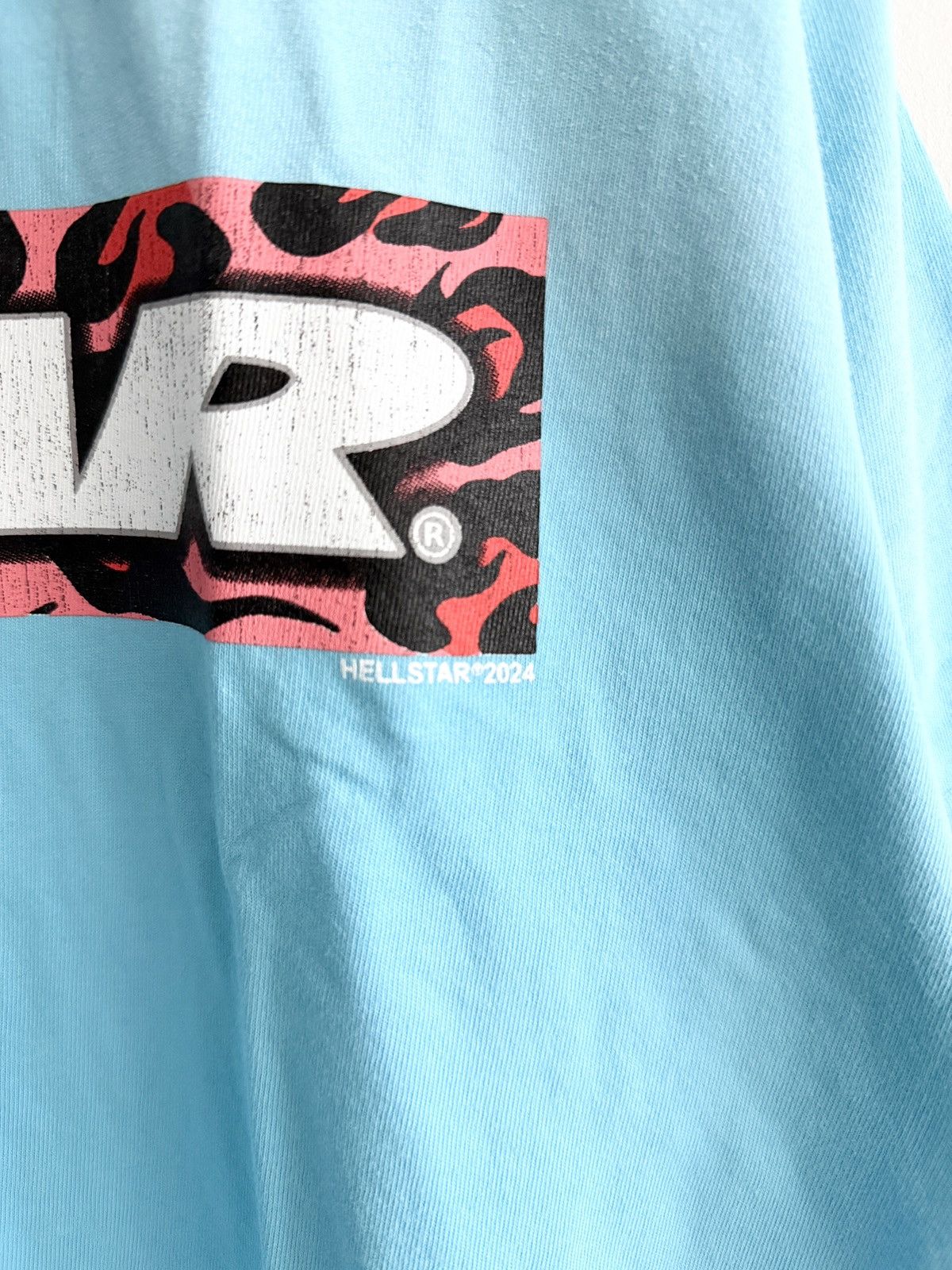 HELLSTAR STEAL! HELLSTAR Box Logo Blue Tee Size US M / EU 48-50 / 2 - 6 Thumbnail