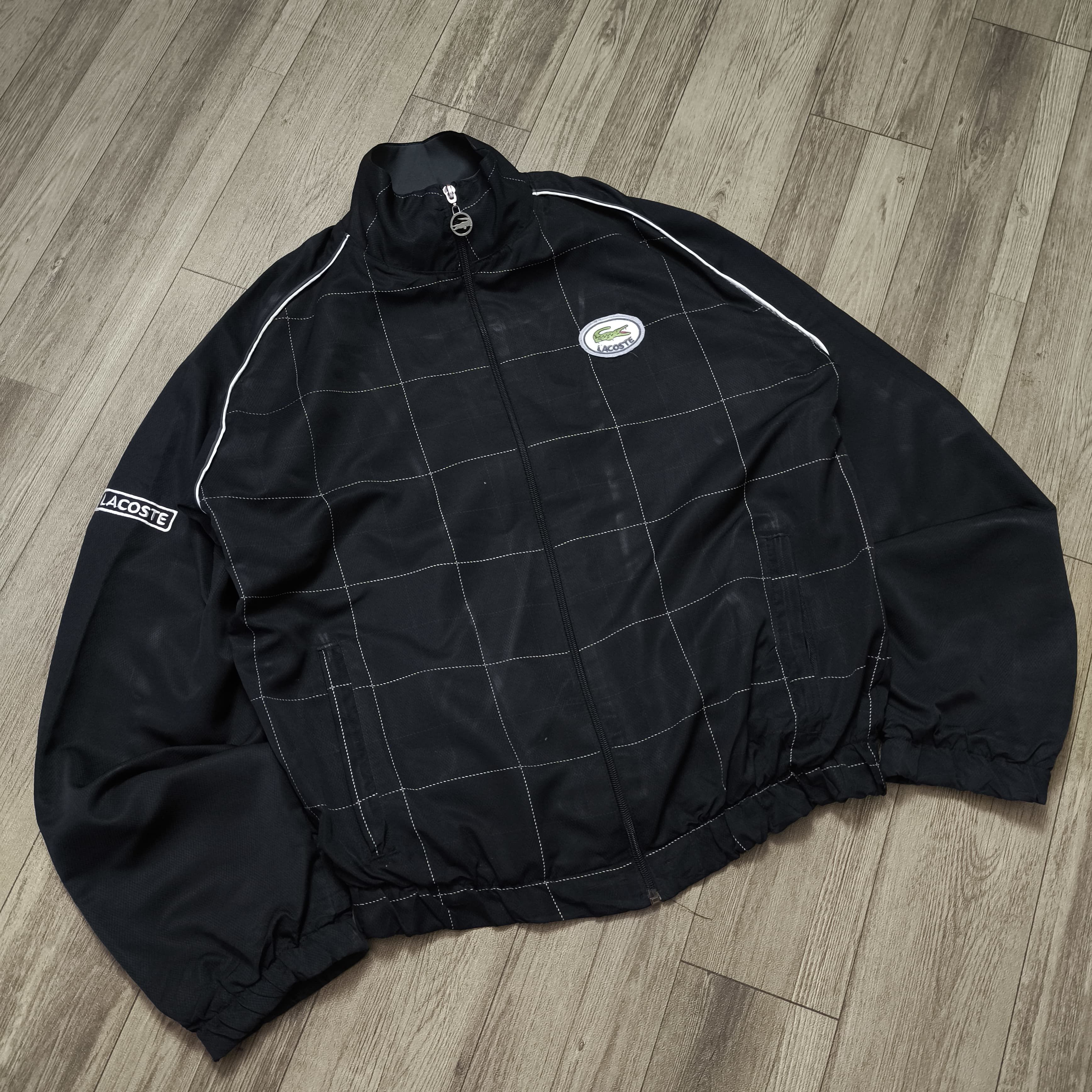 Lacoste Vintage Lacoste Pin Stripe Track Jacket Size US M / EU 48-50 / 2 - 6 Thumbnail