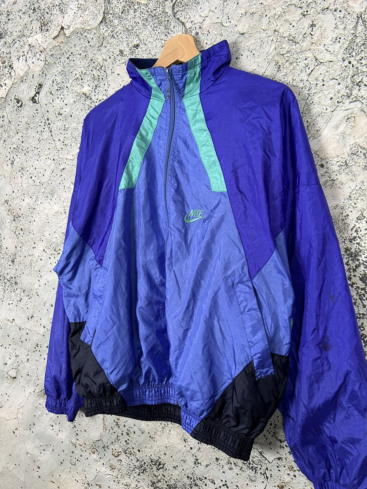 Nike Vintage Nike 90s Just Do It Light Nylon Jacket Hype Size US S / EU 44-46 / 1 - 3 Thumbnail