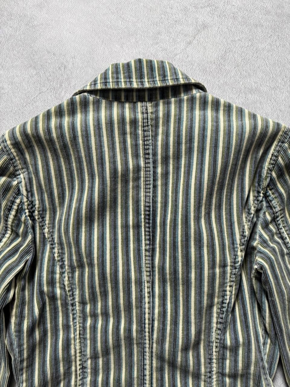 Guess Vintage 2000s Guess Jeans Corduroy Striped Blazer Size XS / US 0-2 / IT 36-38 - 7 Thumbnail