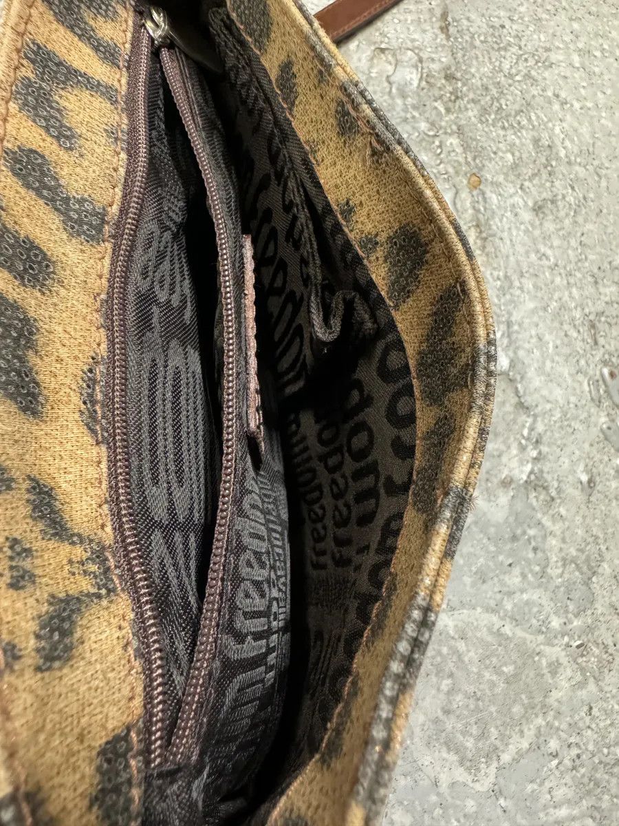 Roberto Cavalli Roberto Cavalli Eyled Brown Leather Leopard Shoulder Bag Size ONE SIZE - 7 Thumbnail