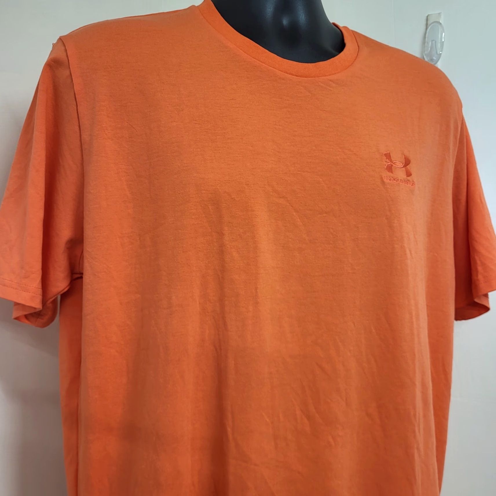 Under Armour Under Armour Shirt Mens Large Orange Performance Workout Active Casual Tee Adult Size US L / EU 52-54 / 3 - 3 Thumbnail