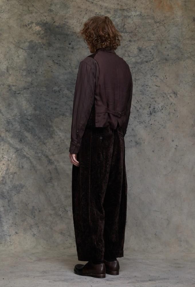 Ziggy Chen ZiggyChen 23aw red velvet wide pants Size US 30 / EU 46 - 2 Thumbnail