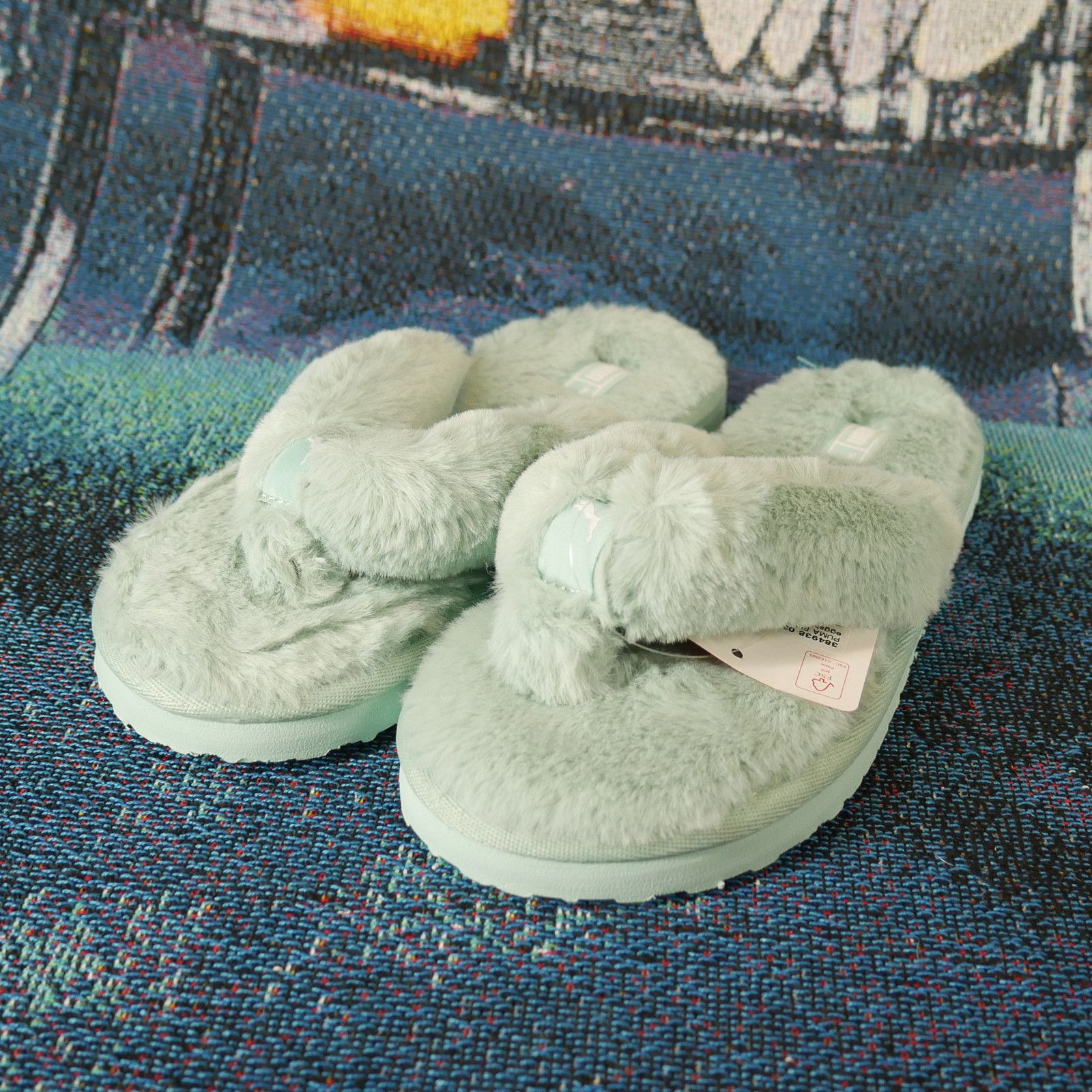 Puma Puma Fluff Faux Fur Flip Flops Size US 6 / IT 36 - 3 Thumbnail