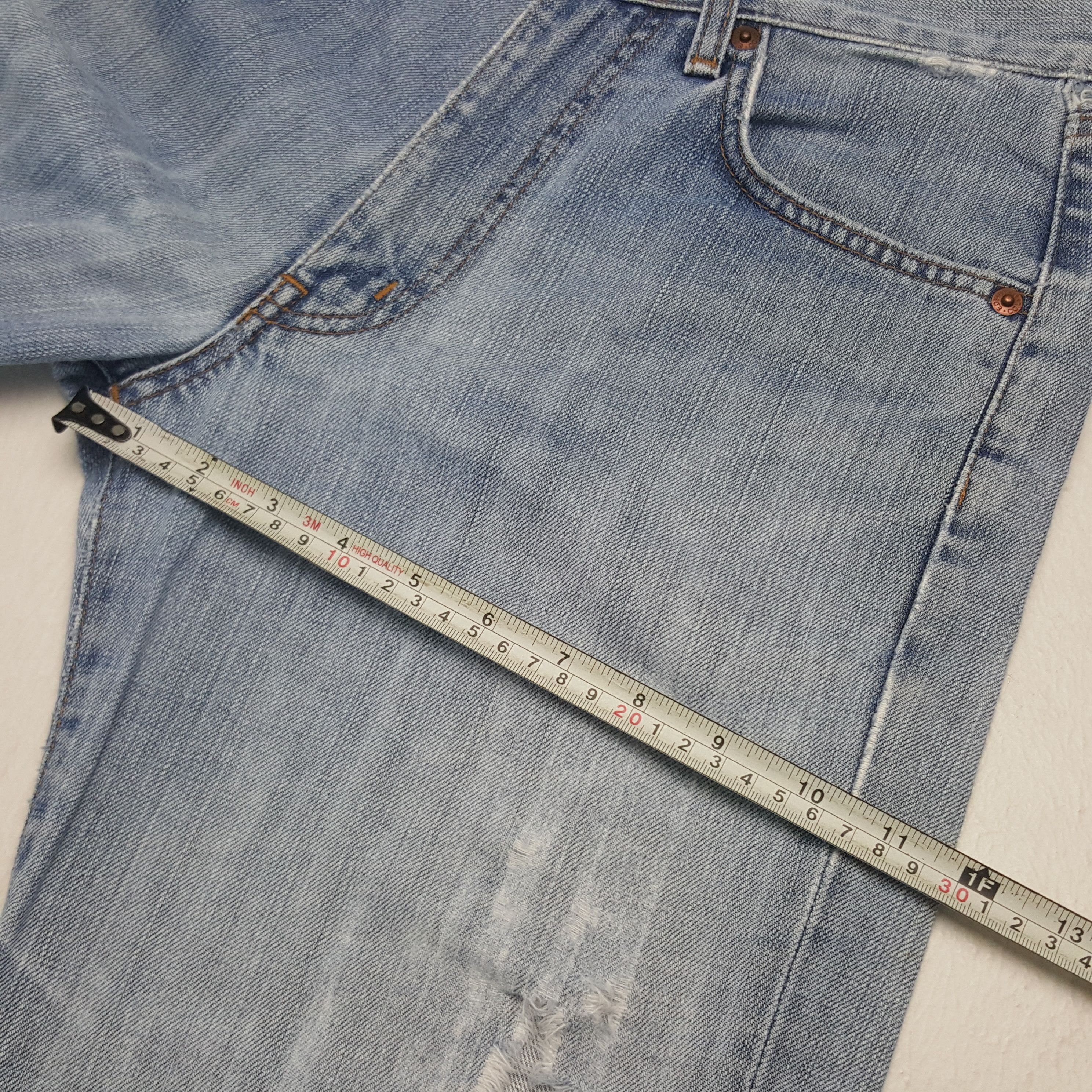 Edwin × Vintage Vintage Edwin Japanese Distressed Style Denim Jeans Size US 28 / EU 44 - 9 Thumbnail
