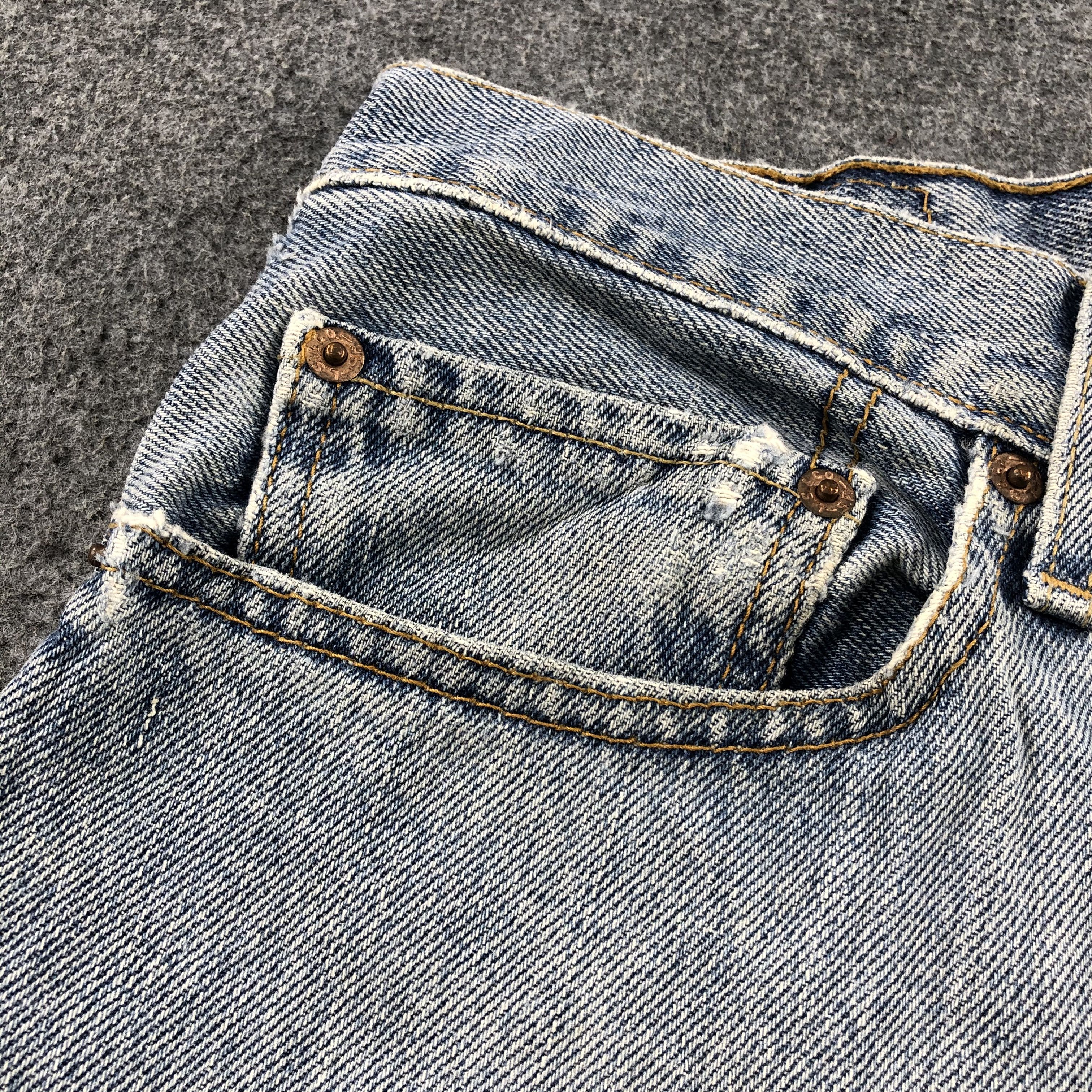 Levi's Vintage Blue Wash Levis 529 Jeans-J2341 Size US 38 / EU 54 - 10 Thumbnail