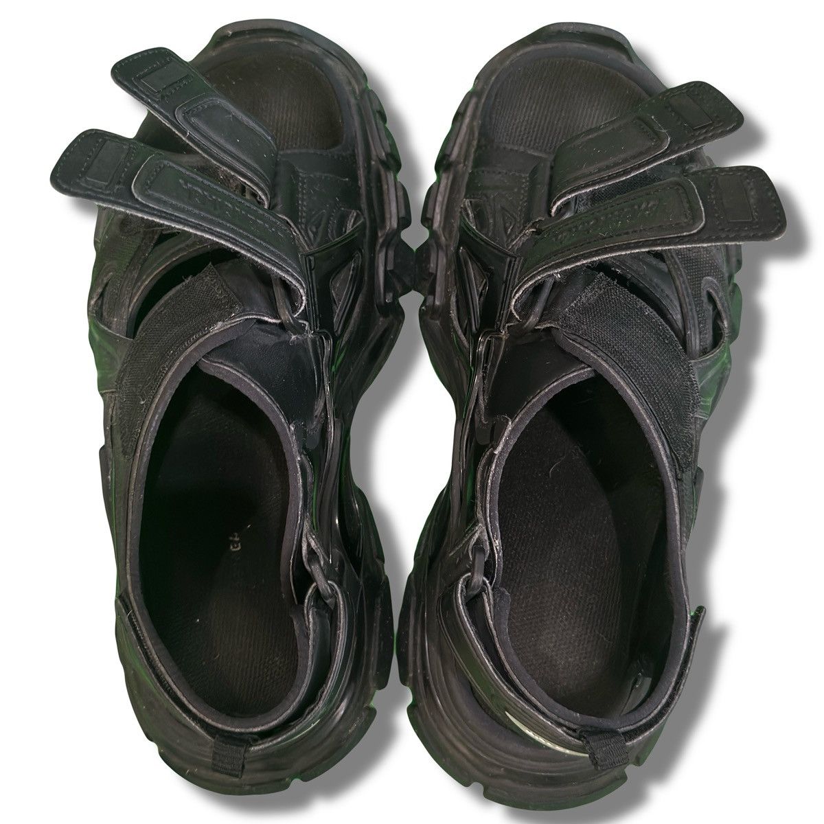 Balenciaga Balenciaga Black Strap Sandals Size US 7 / EU 40 - 3 Thumbnail