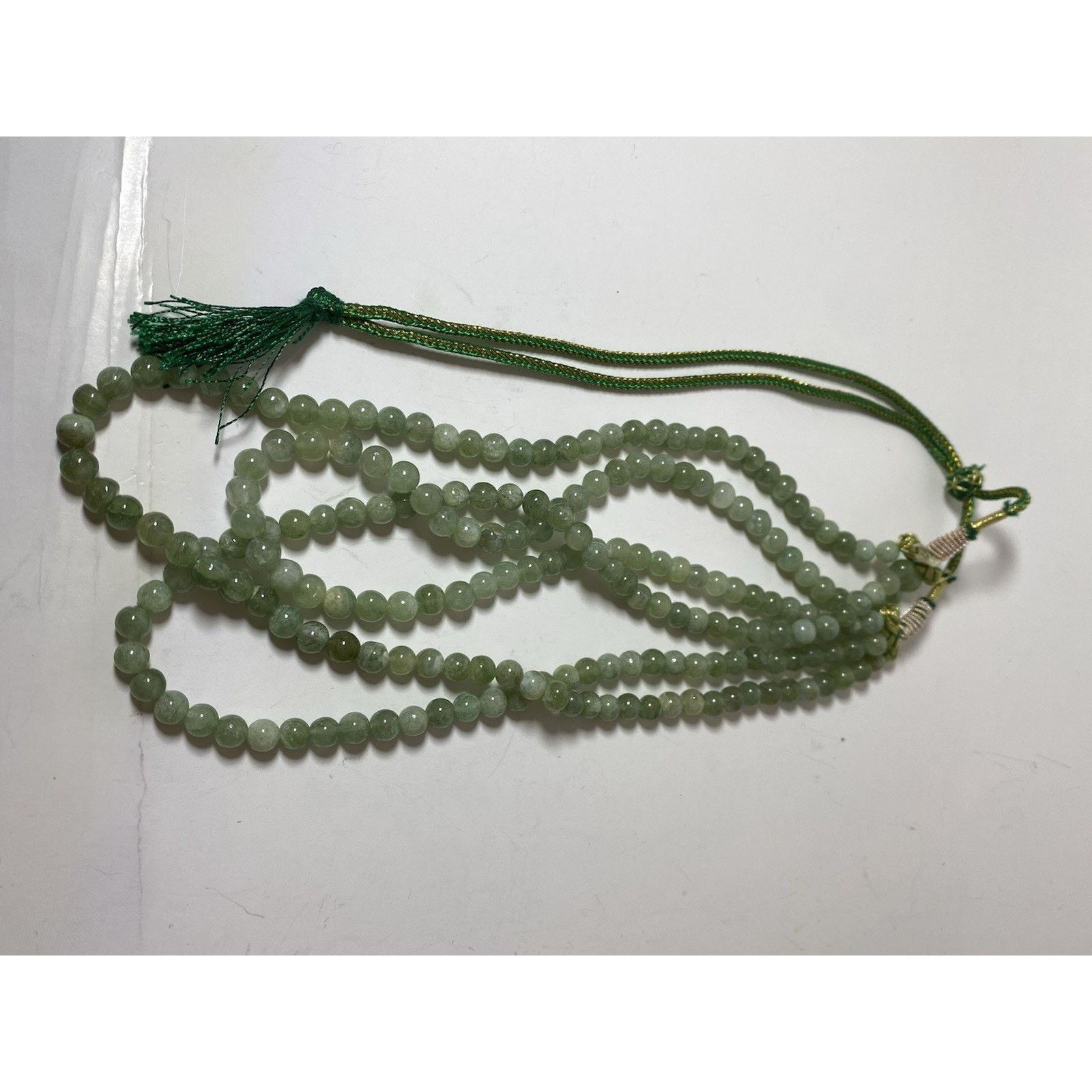 Other Natural Green Jadeite Beaded Multi Strand Necklace Size ONE SIZE - 2 Thumbnail