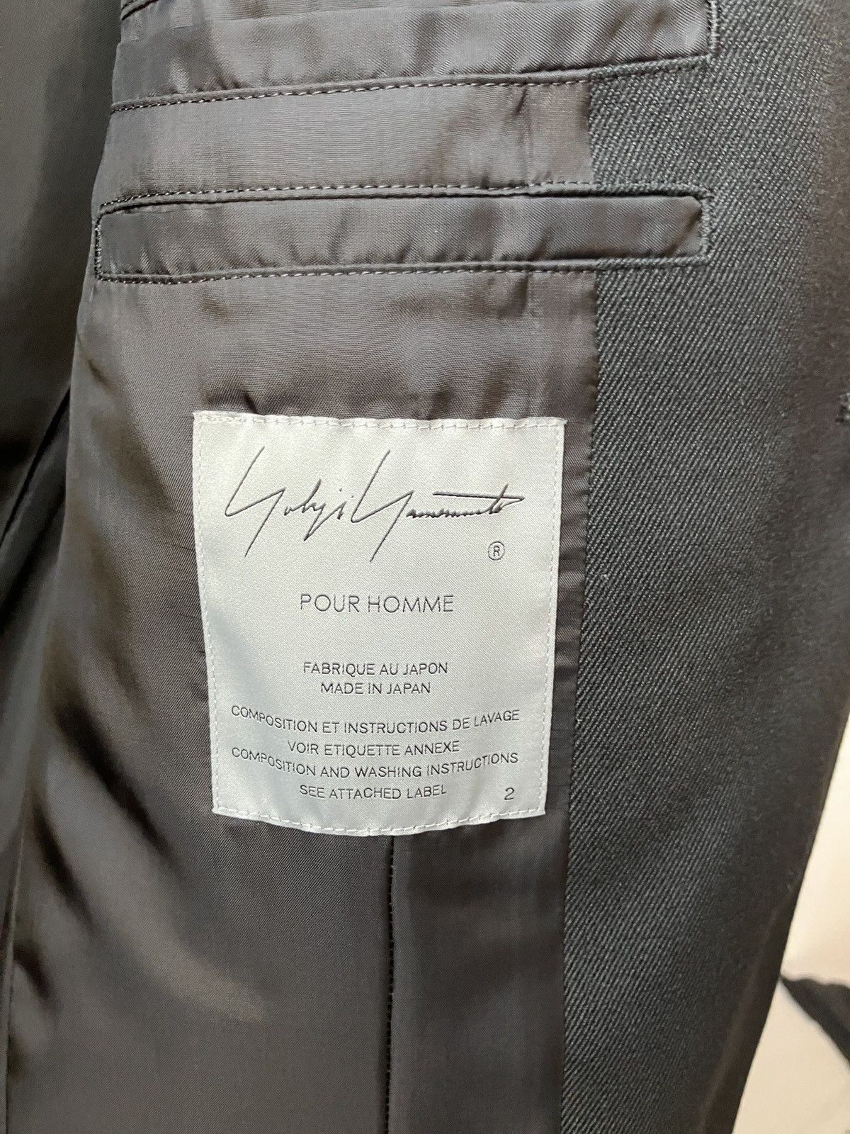 Yohji Yamamoto Yohji Yamamoto Pour Homme AW22 Jacket Size US M / EU 48-50 / 2 - 6 Thumbnail